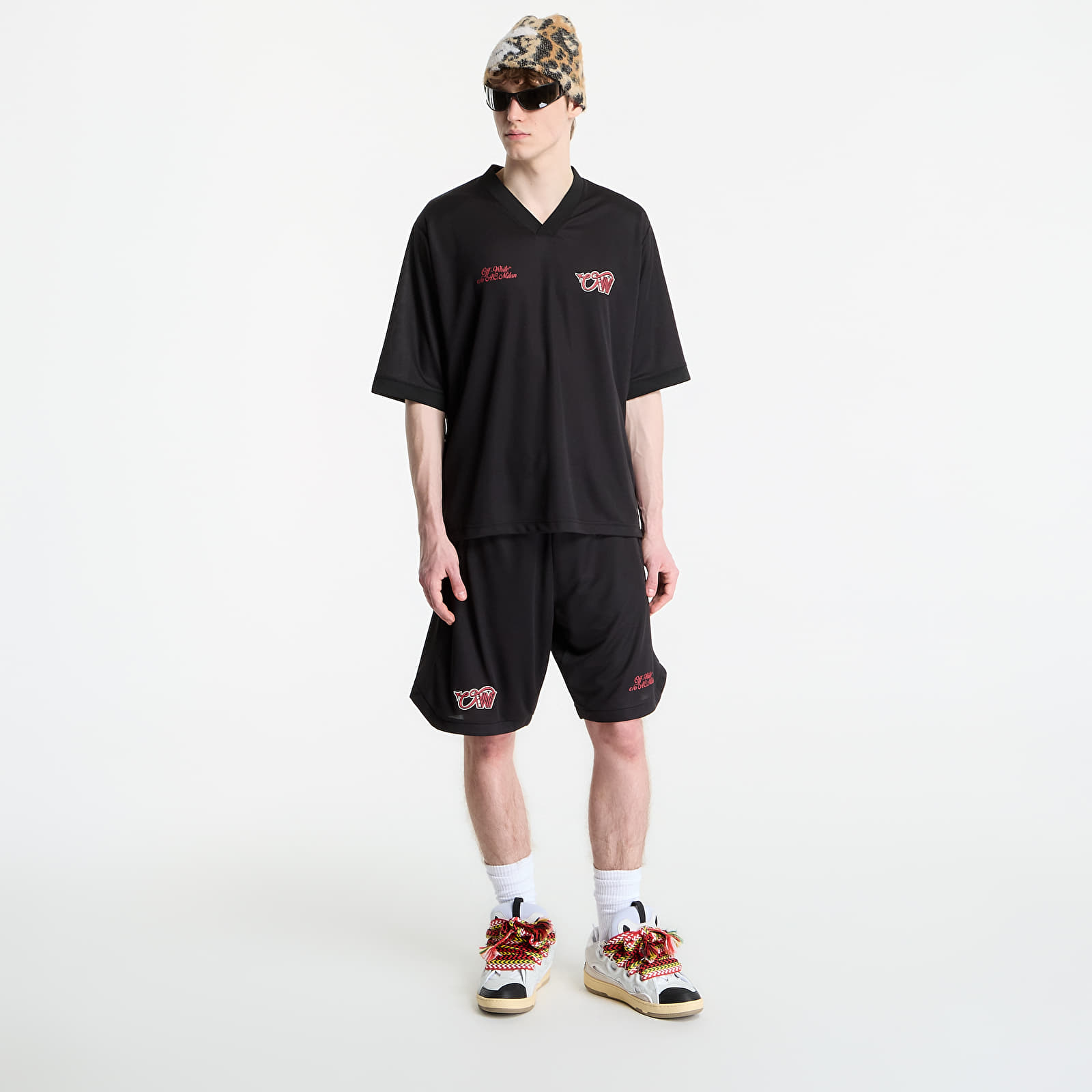 T-shirts Off-White x AC Milan Tech T-Shirt UNISEX Black/ Red