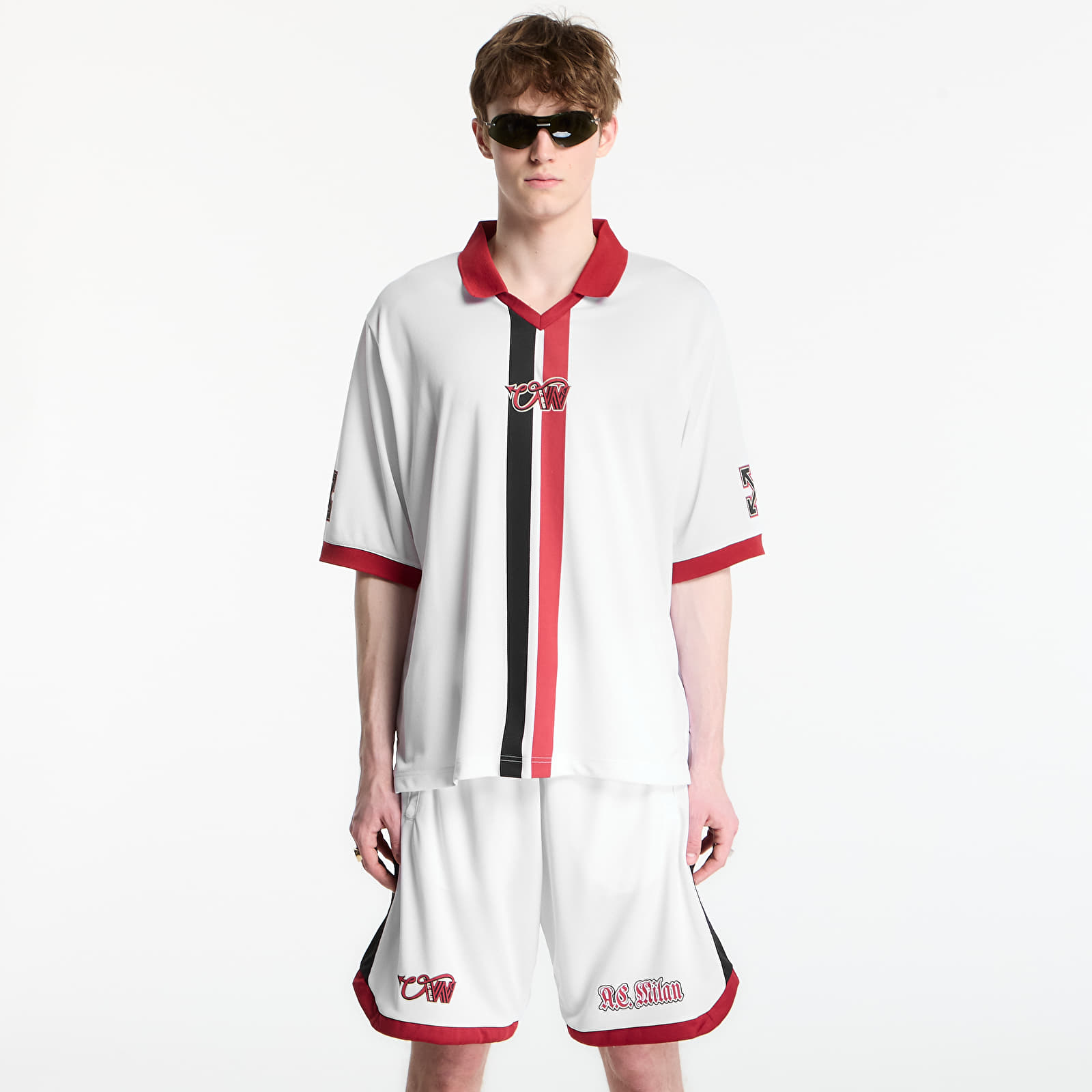 T-shirts  Off-White x AC Milan Arrow Tech T-Shirt UNISEX White/ Red