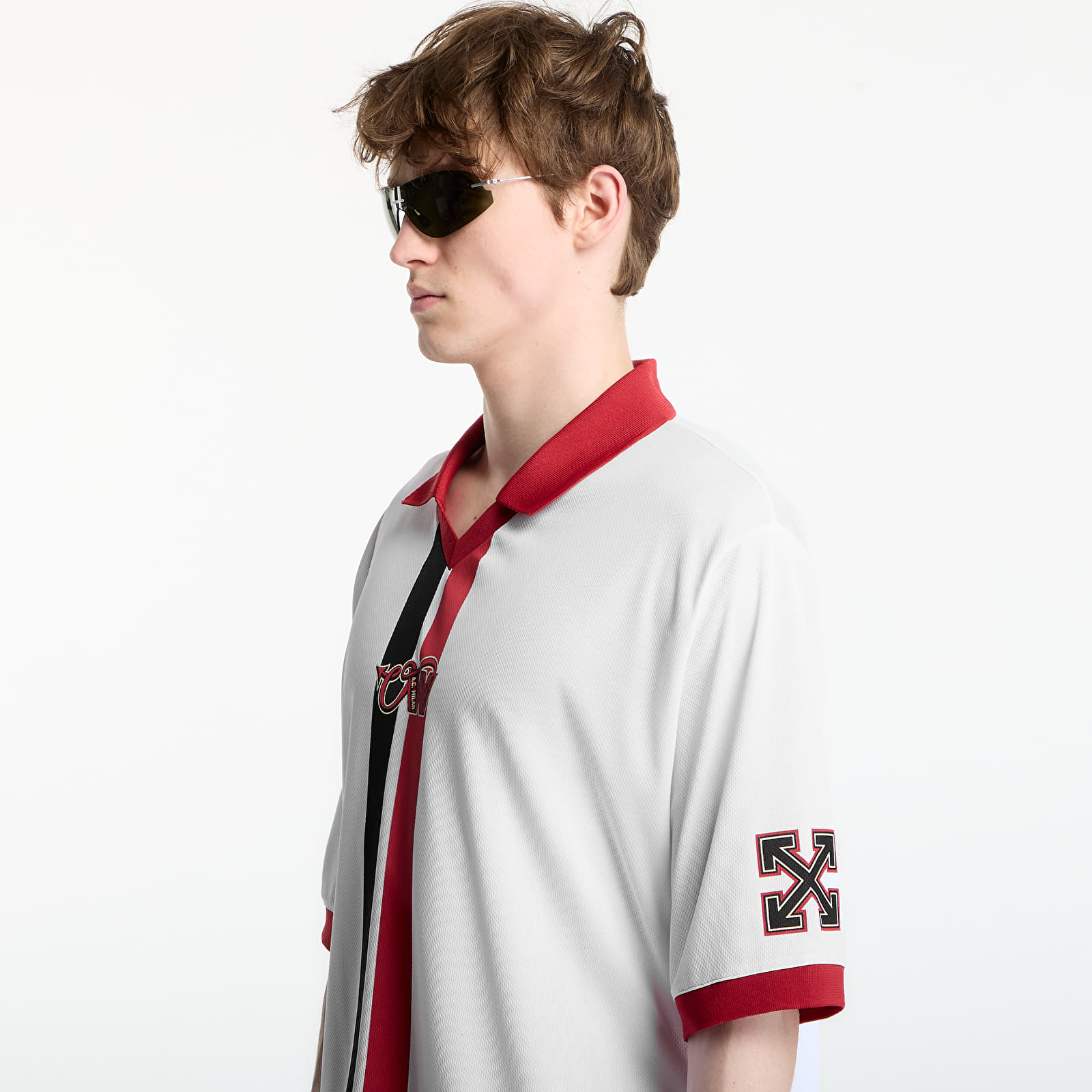 T-shirts  Off-White x AC Milan Arrow Tech T-Shirt UNISEX White/ Red