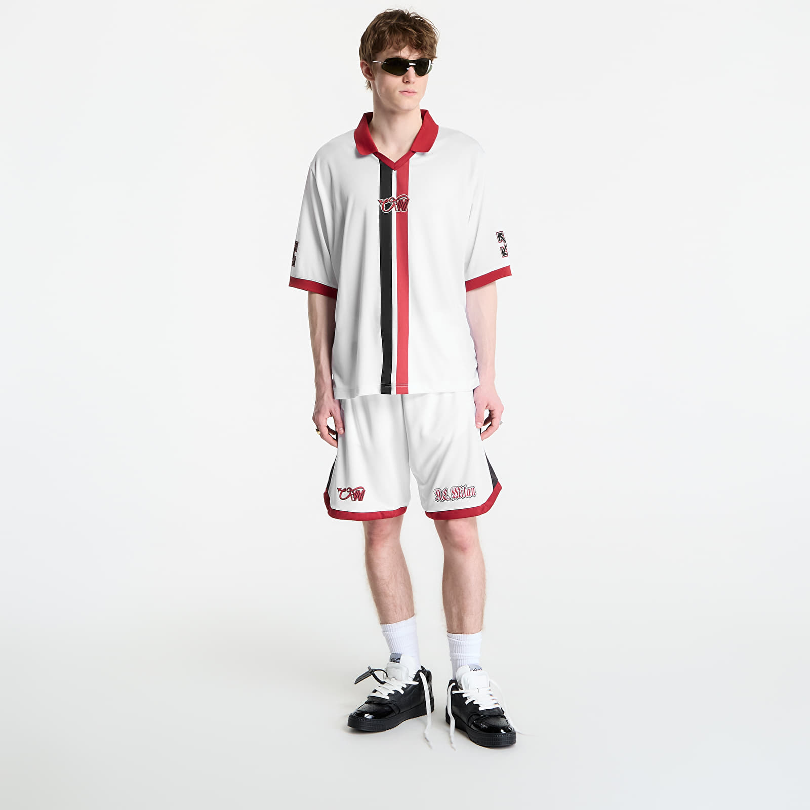 T-shirts  Off-White x AC Milan Arrow Tech T-Shirt UNISEX White/ Red