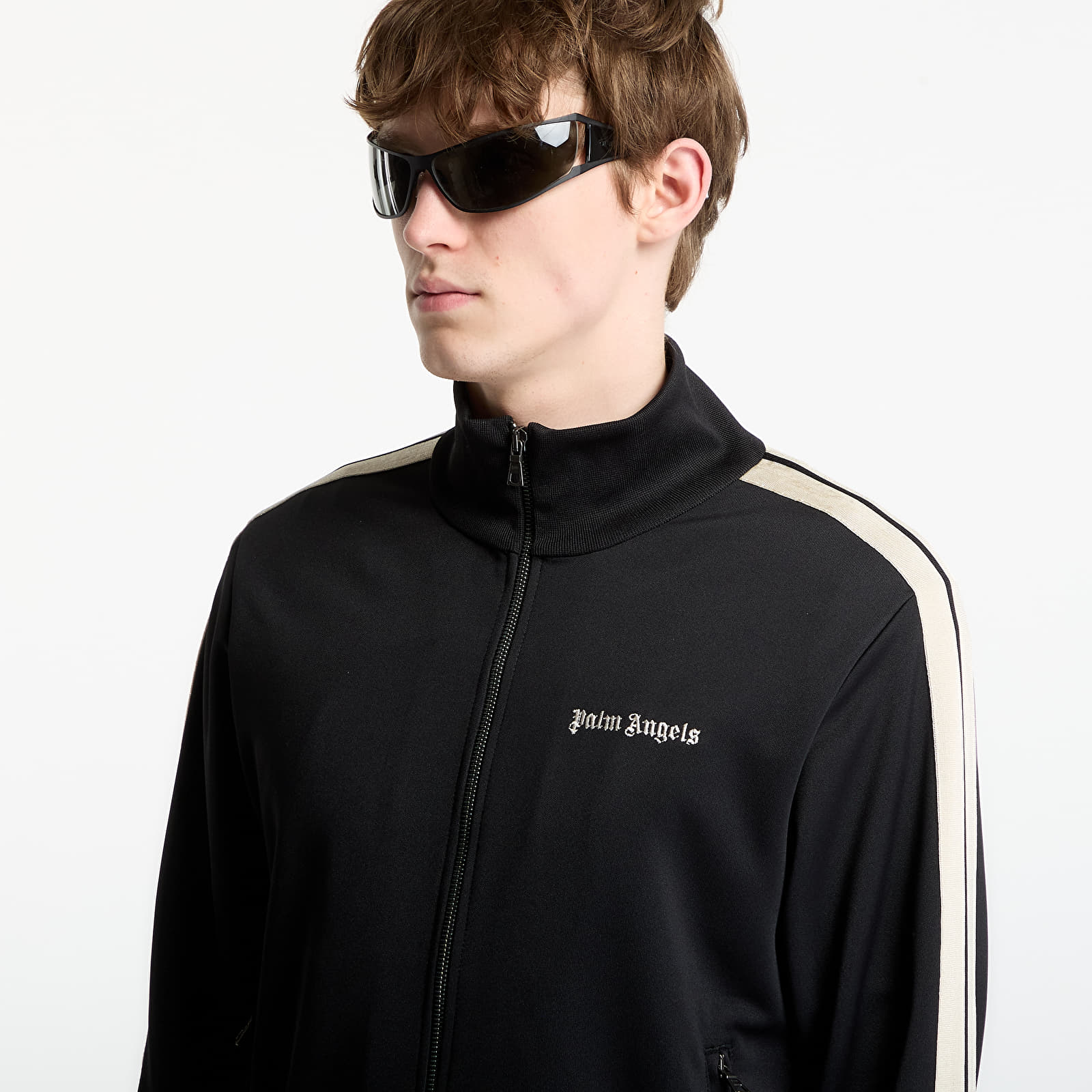 Chaquetas de hombre Palm Angels Classic Logo Track Jacket UNISEX Black/ Off White