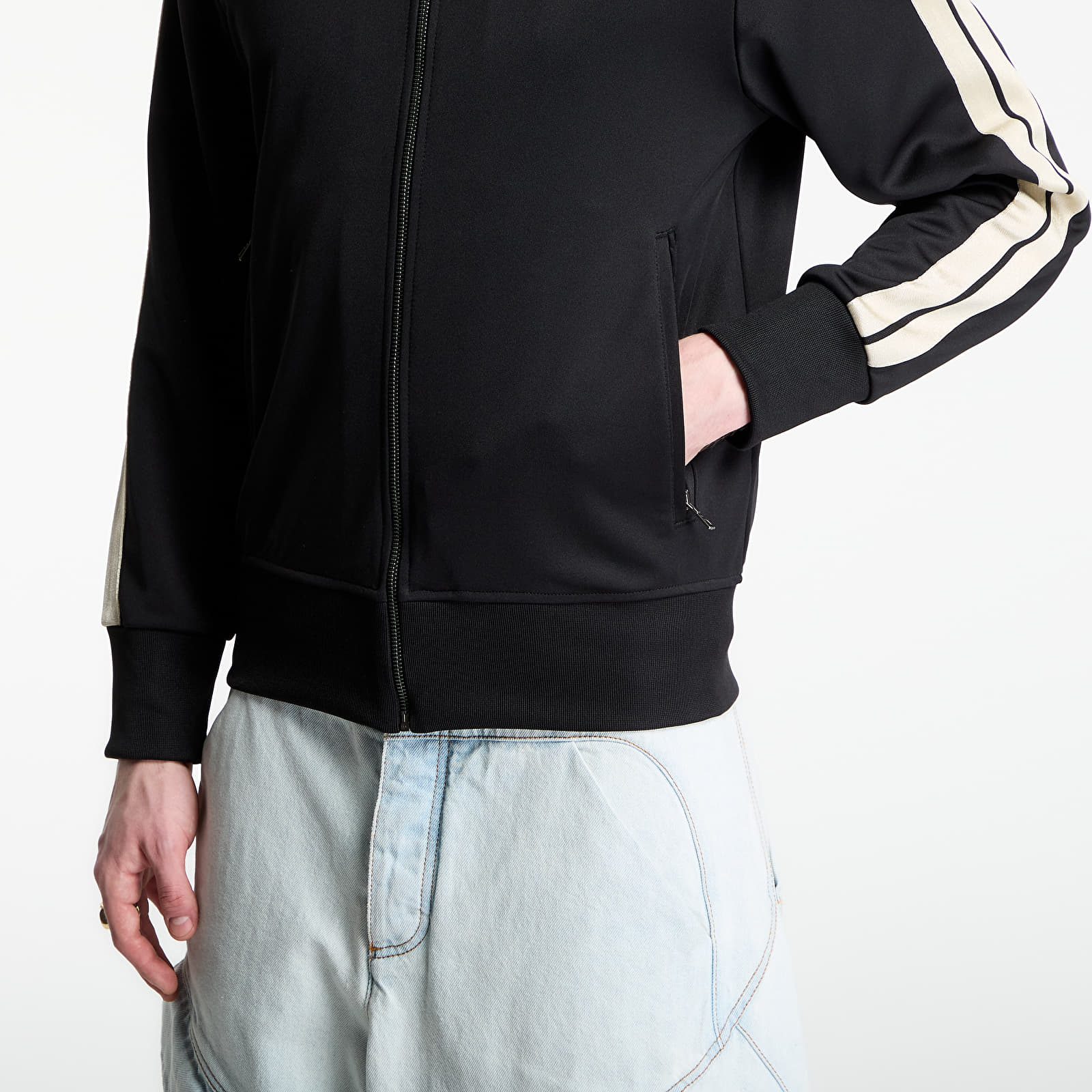 Chaquetas de hombre Palm Angels Classic Logo Track Jacket UNISEX Black/ Off White