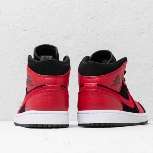 Zapatillas Hombre Air Jordan Mid Black/ Gym Red-White (554724