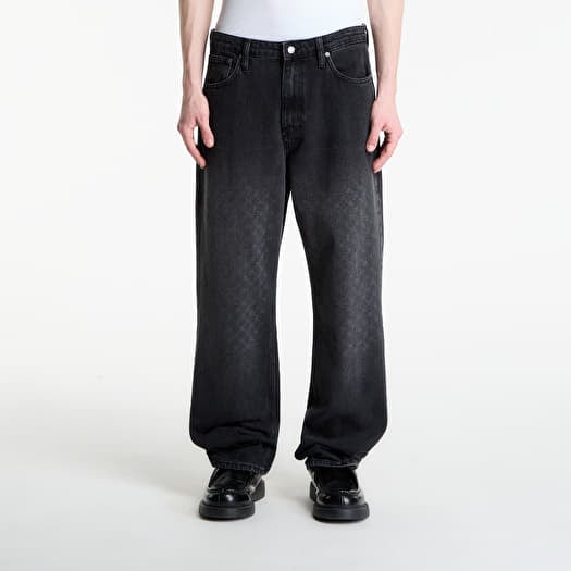 Džinsi Daily Paper Amba Monogram Jeans V2 Black