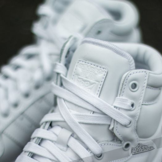 High top adidas all white outlet
