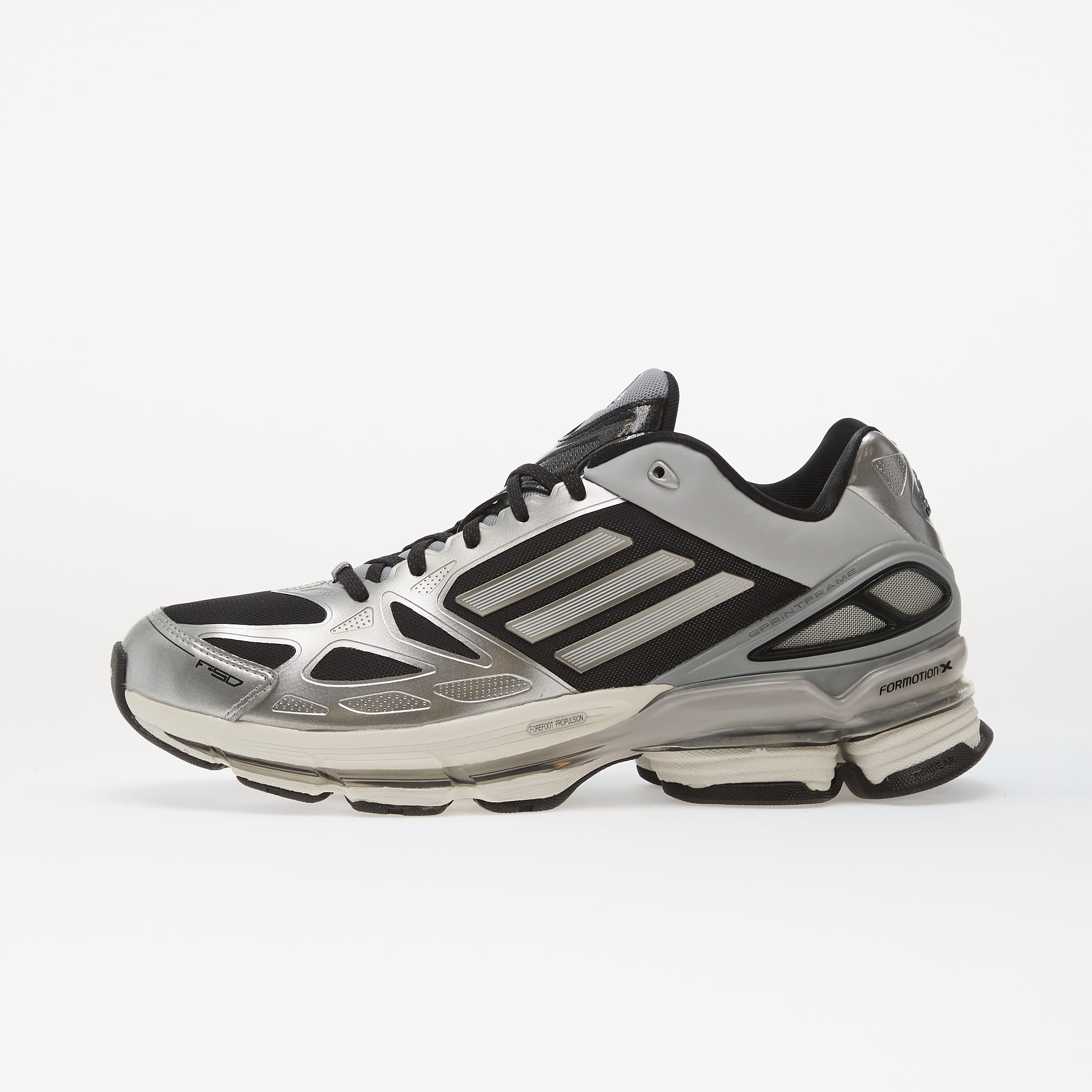 Levně Tenisky adidas Adizero F50 Core Black/ Iron Metalic/ Tegrme
