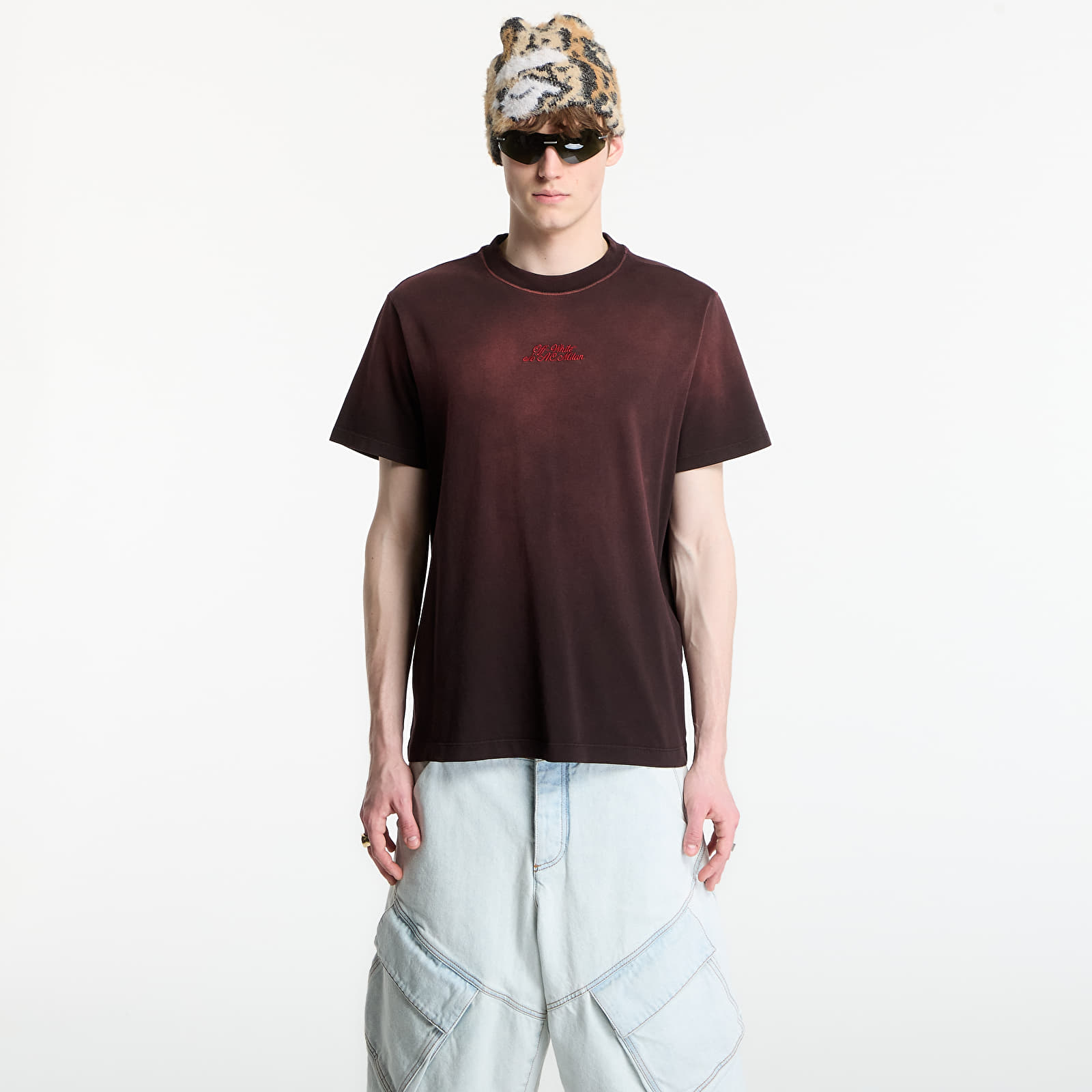 Тениски Off-White x AC Milan S/S Slim Tee UNISEX Black/ Red
