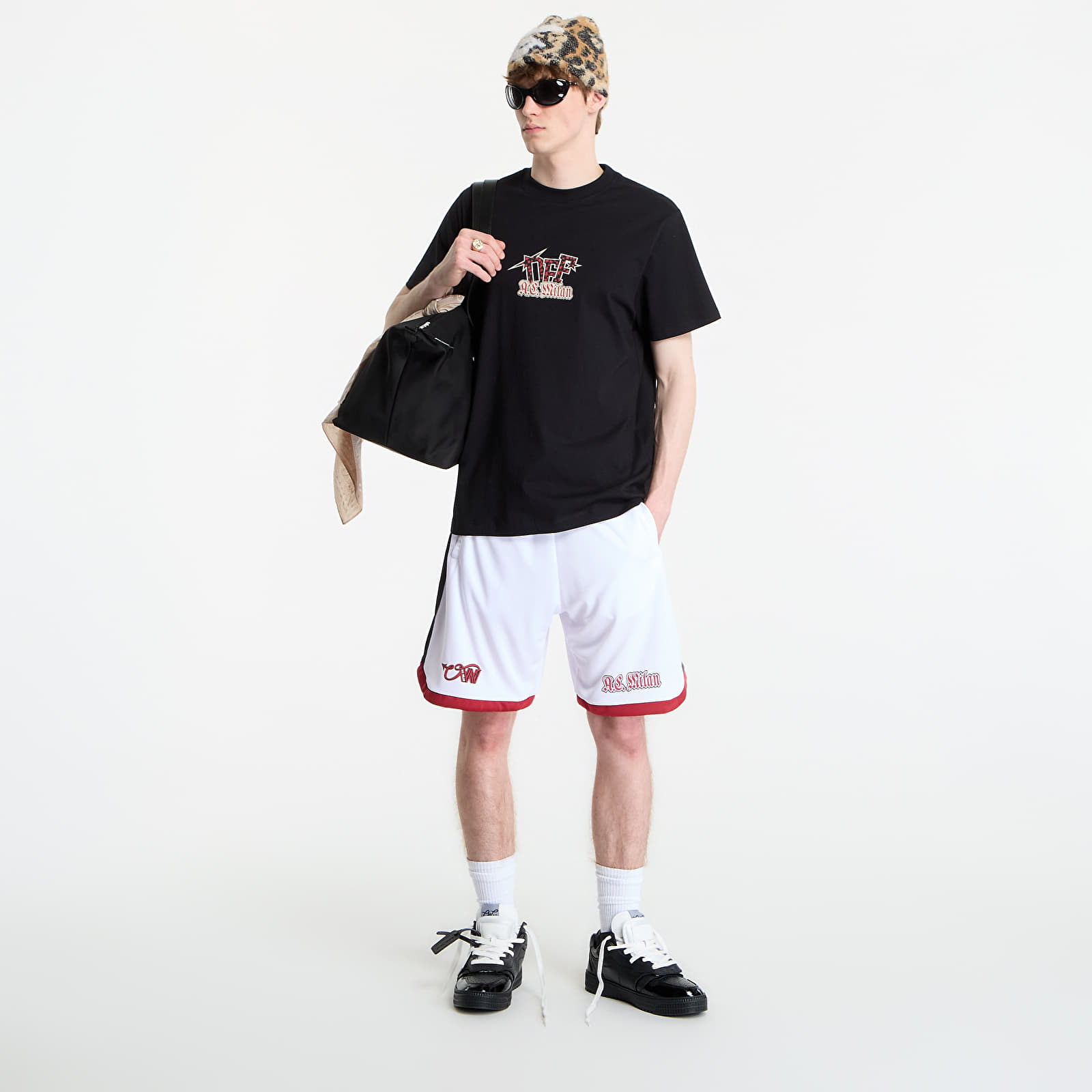 Тениски Off-White x AC Milan Arrow S/S Slim Tee UNISEX Black/ Red