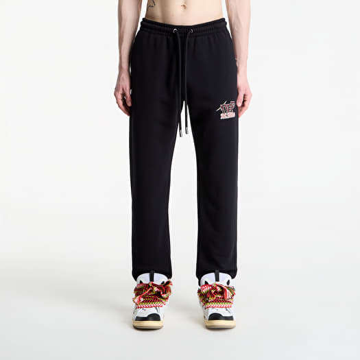 Siltās bikses Off-White x AC Milan Cuffed Sweatpant UNISEX Black/ Red