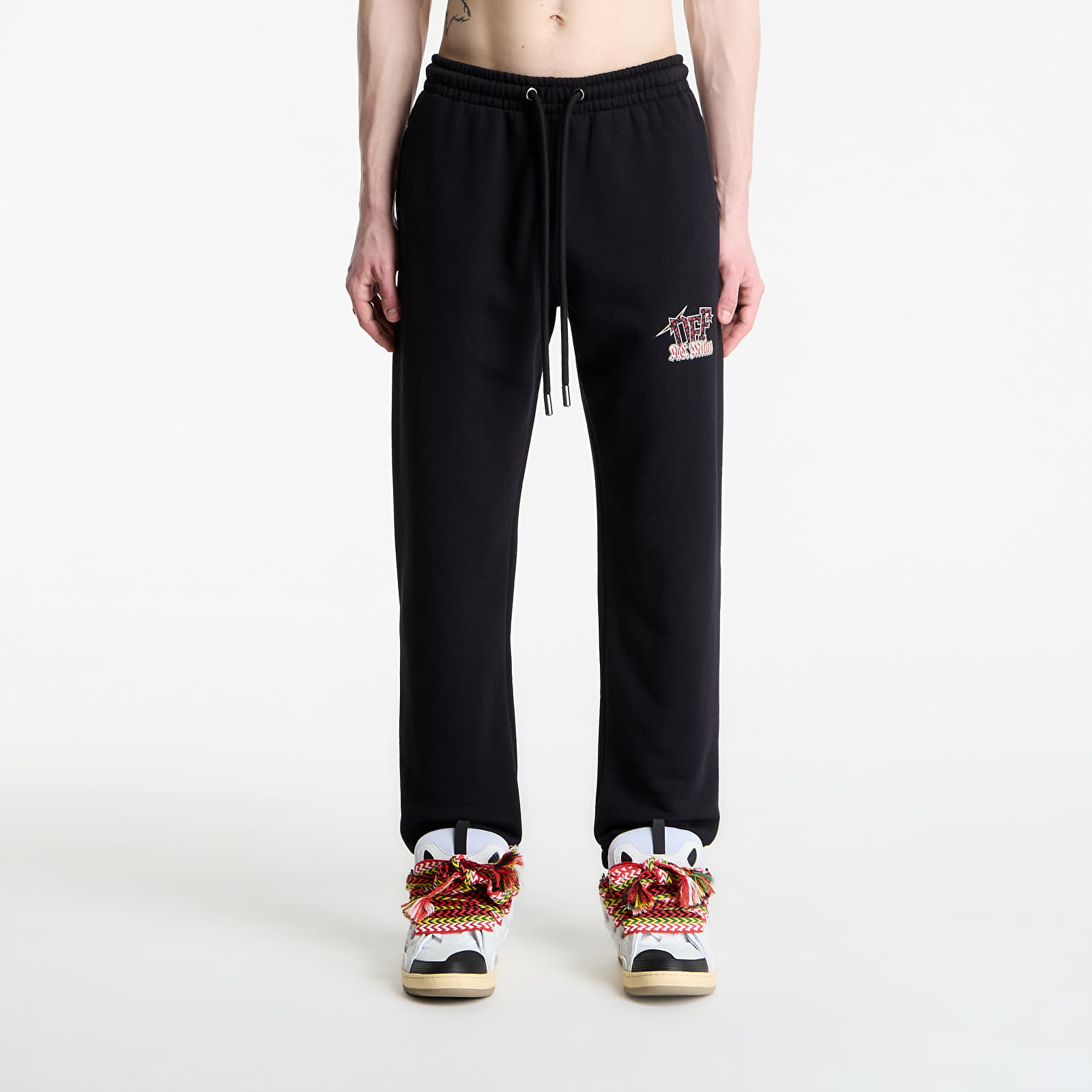 Анцузи Off-White x AC Milan Cuffed Sweatpant UNISEX Black/ Red