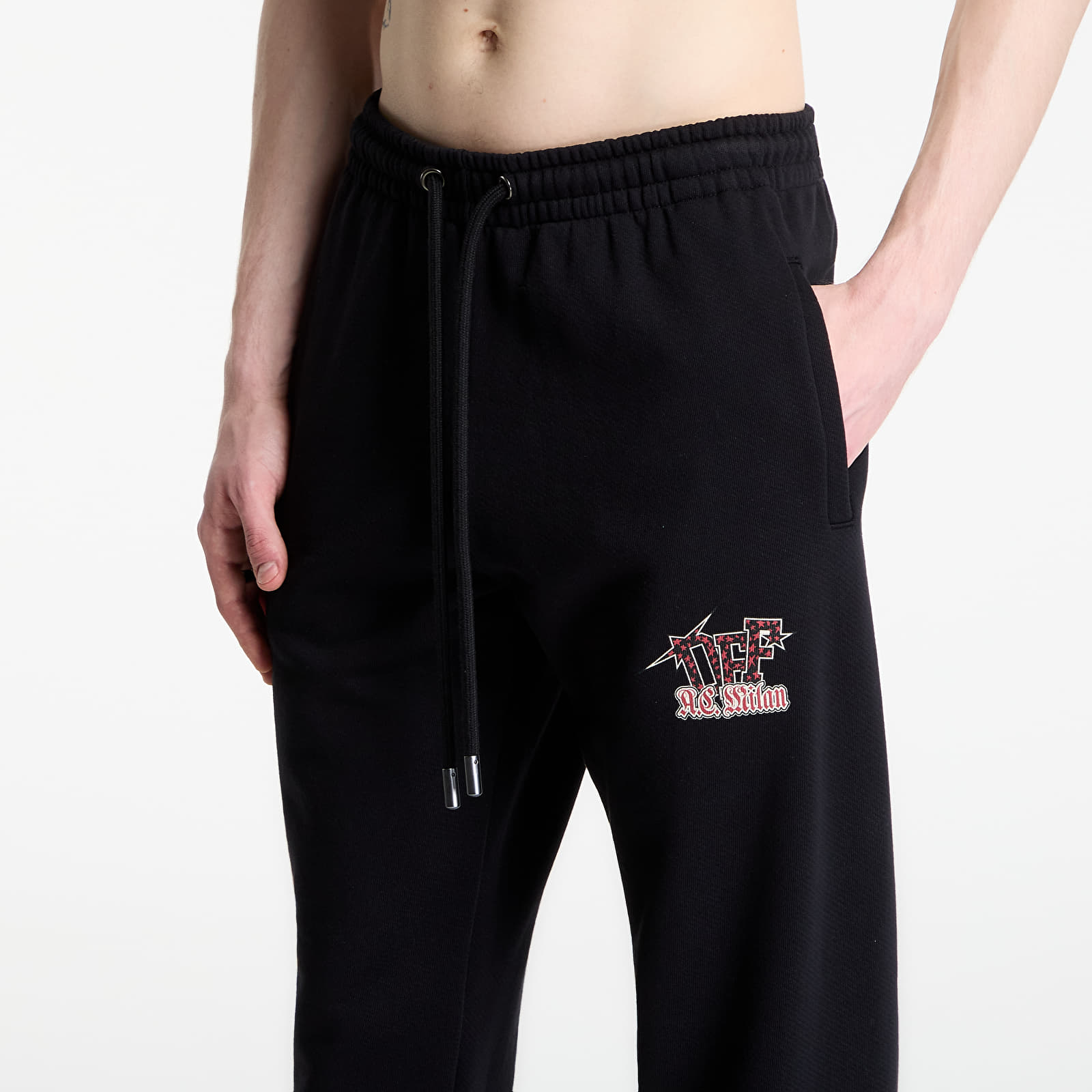 Анцузи Off-White x AC Milan Cuffed Sweatpant UNISEX Black/ Red