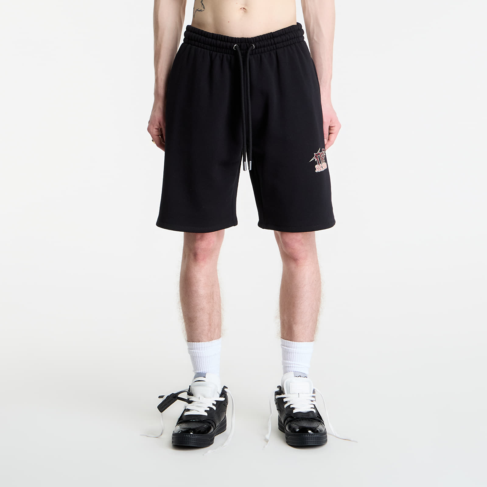 Kraťasy Off-White x AC Milan Skate Sweatshort UNISEX Black/ Red