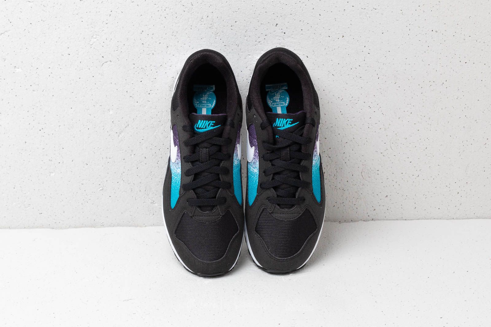 Herren Sneaker und Schuhe Nike Air Skylon II Black/ White-Blue Lagoon