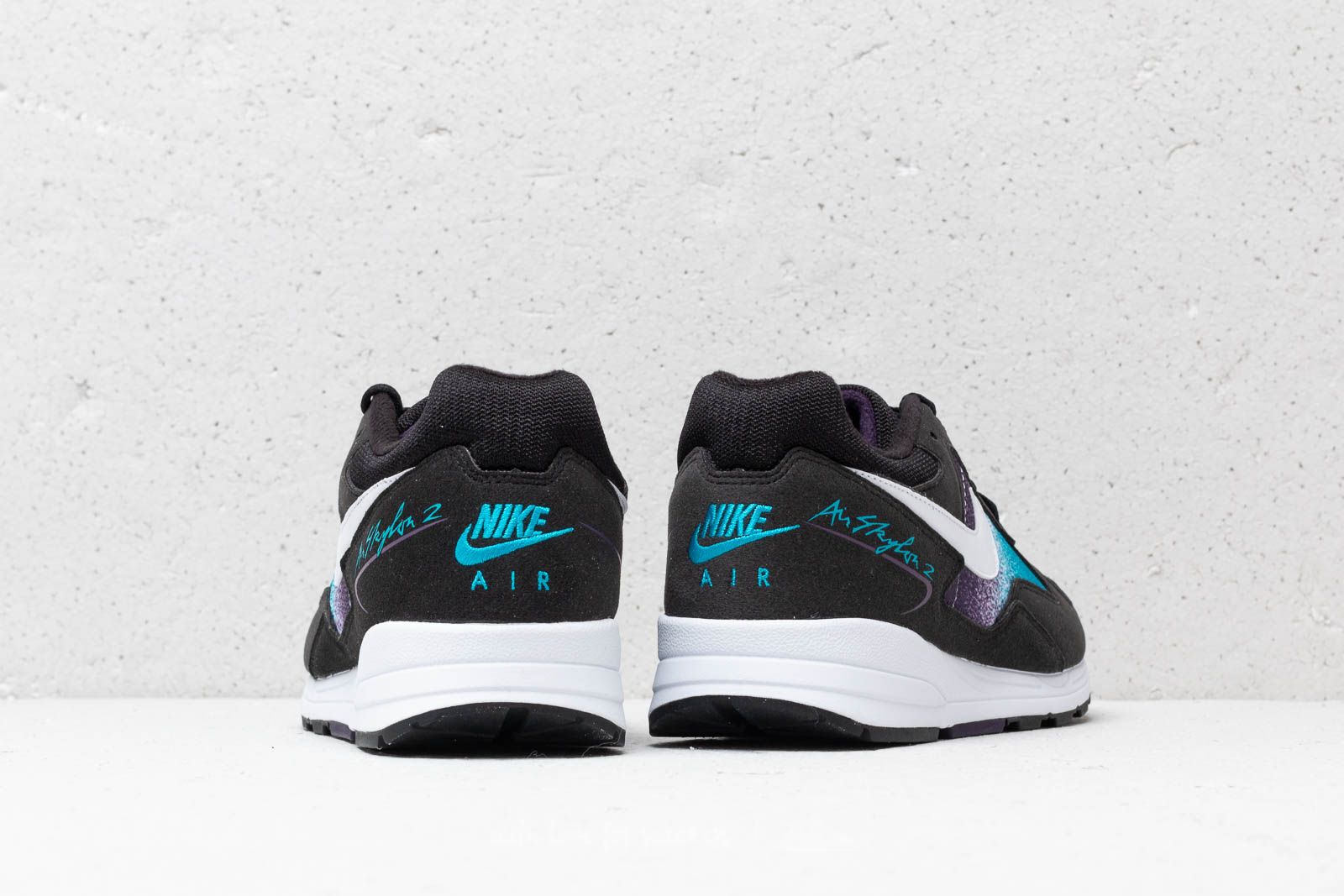Men s shoes Nike Air Skylon II Black White Blue Lagoon Footshop