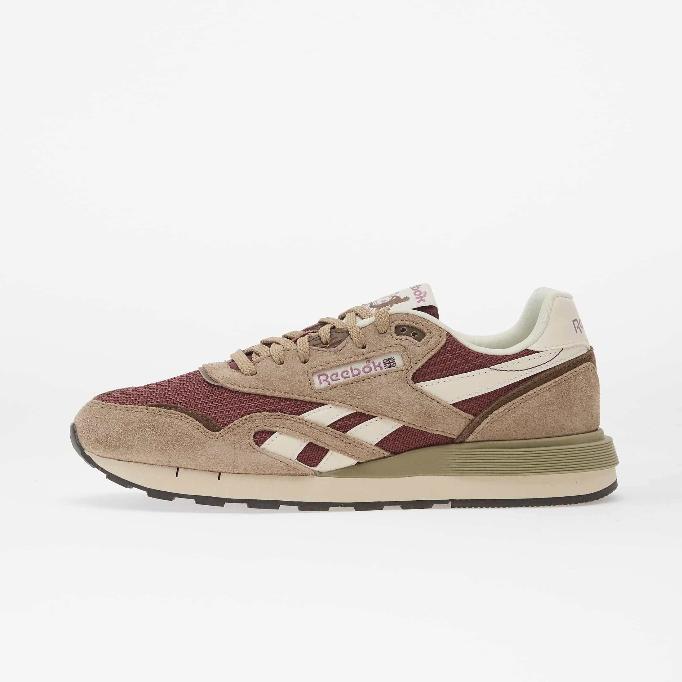 Levně Tenisky Reebok Classic Nylon 89 Grainy Grey/ Black Berry/ Chalk