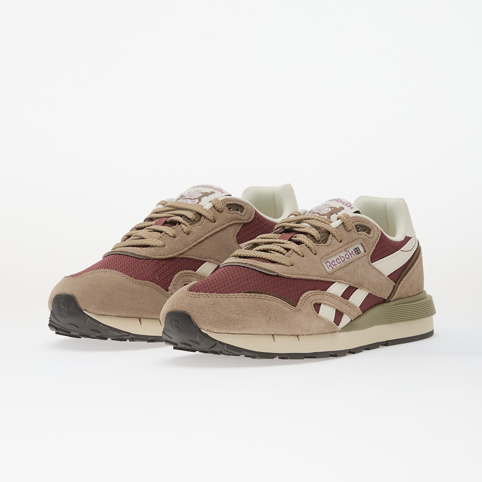 Чоловіче взуття Reebok Classic Nylon 89 Grainy Grey/ Black Berry/ Chalk