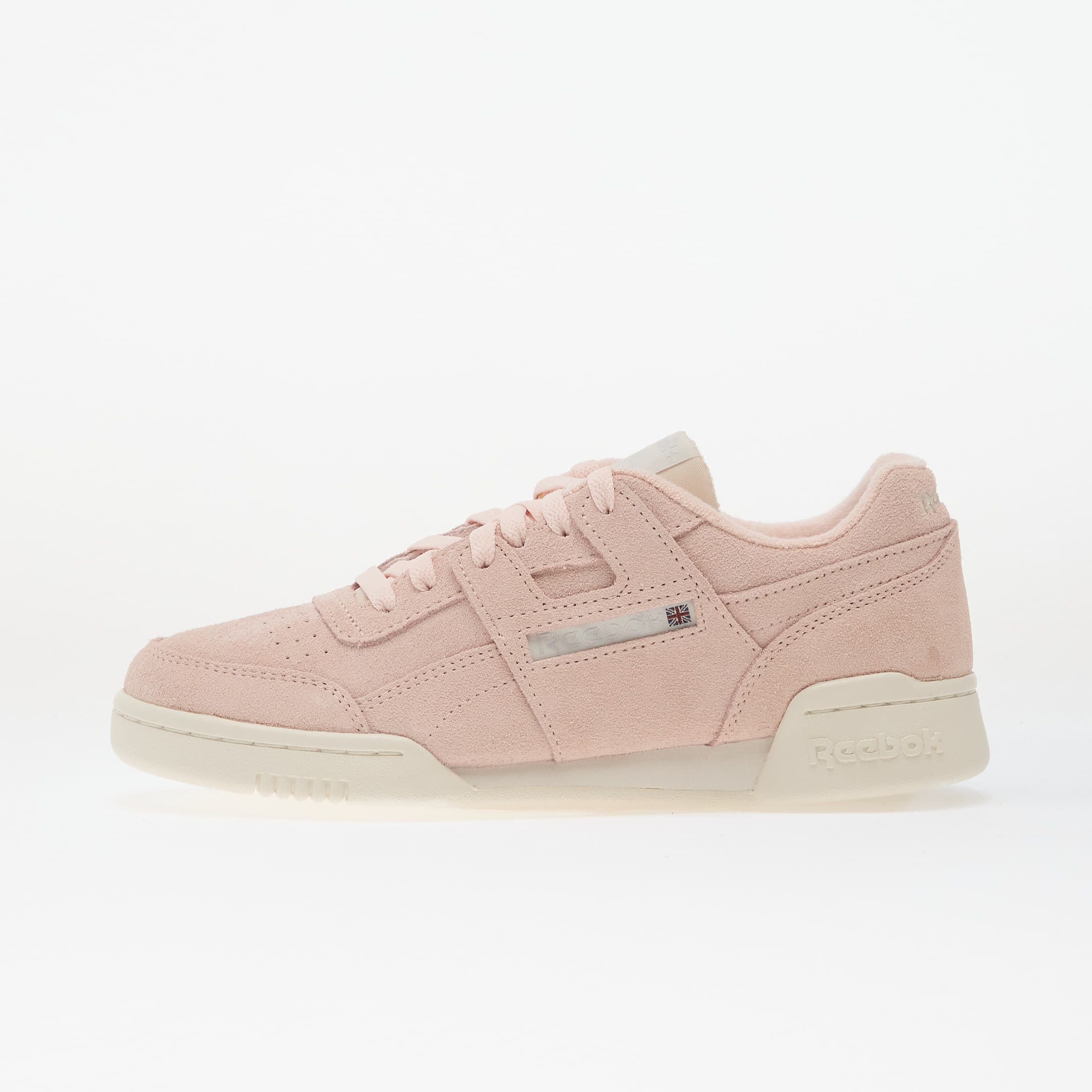 Levně Tenisky Reebok Workout Plus Pure Pink/ Chalk/ Chalk