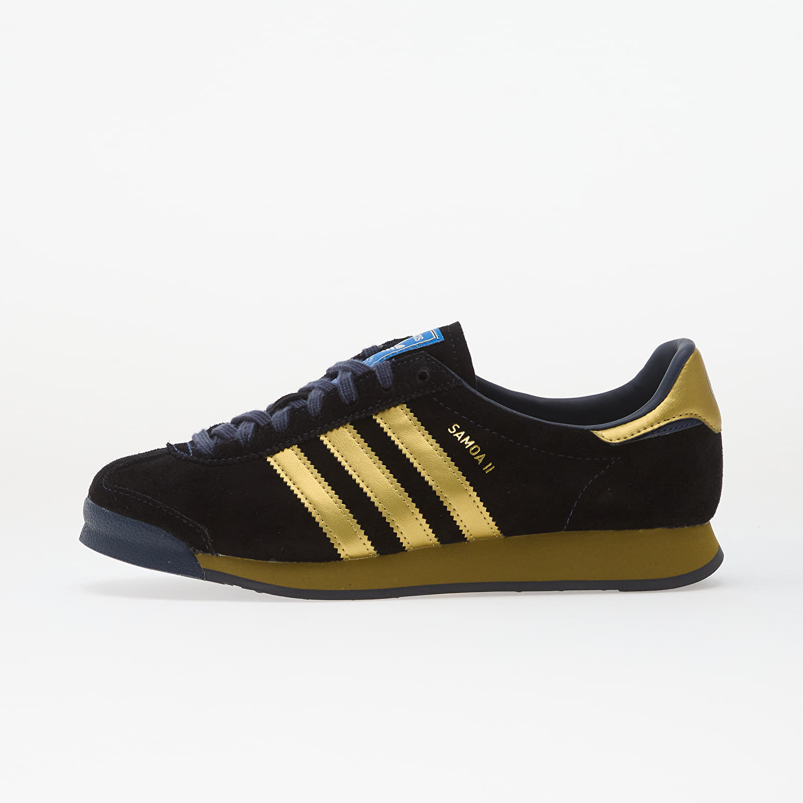 Pánské tenisky a boty adidas Samoa Ii Spzl Trainers Tech Indigo/ Matte Gold/ Night Indigo