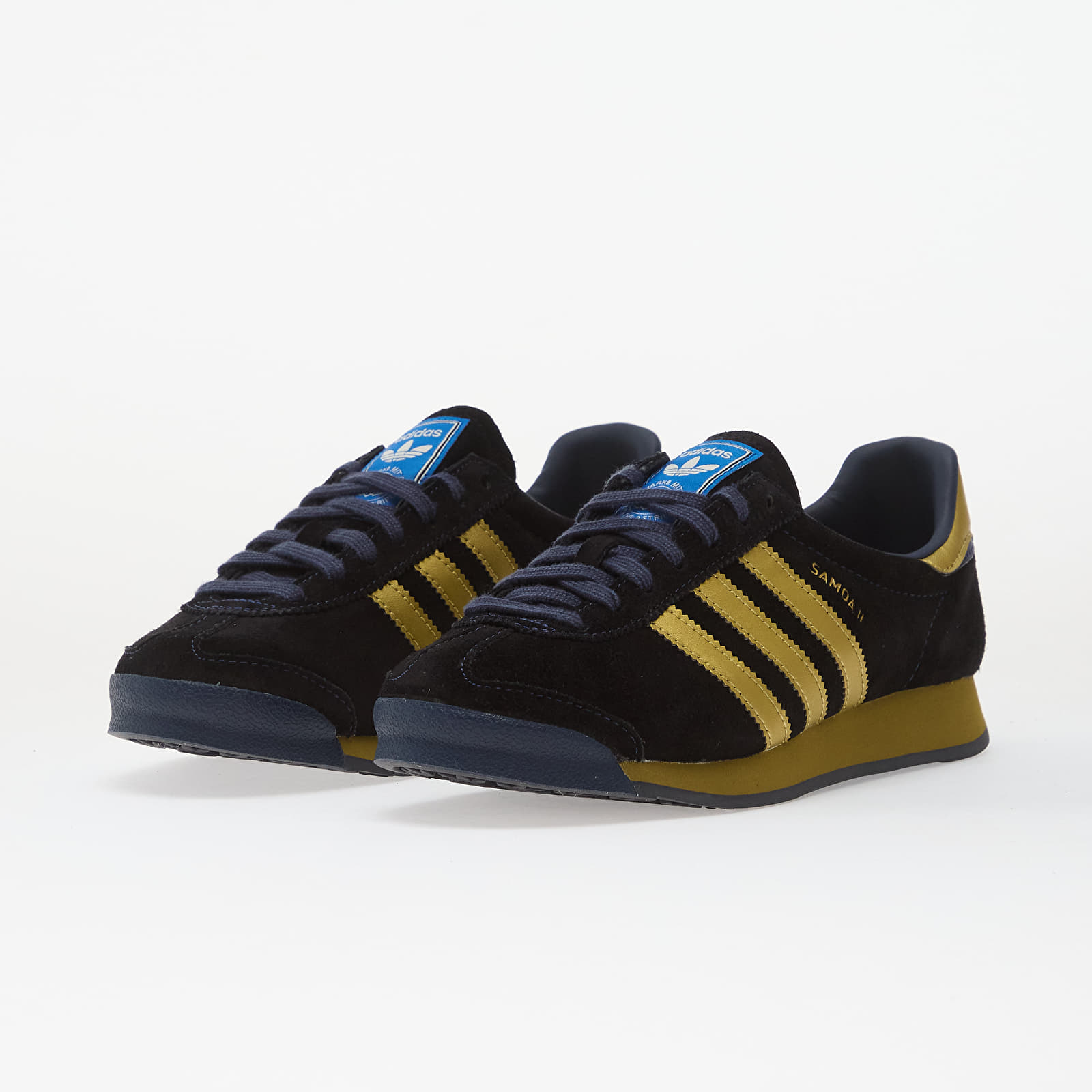 Pánské tenisky a boty adidas Samoa Ii Spzl Trainers Tech Indigo/ Matte Gold/ Night Indigo