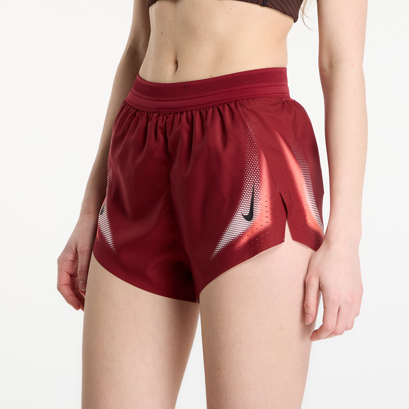 Kraťasy Nike AeroSwift Women's Dri-FIT ADV Brief-Lined 3" Running Shorts Team Red/ Black