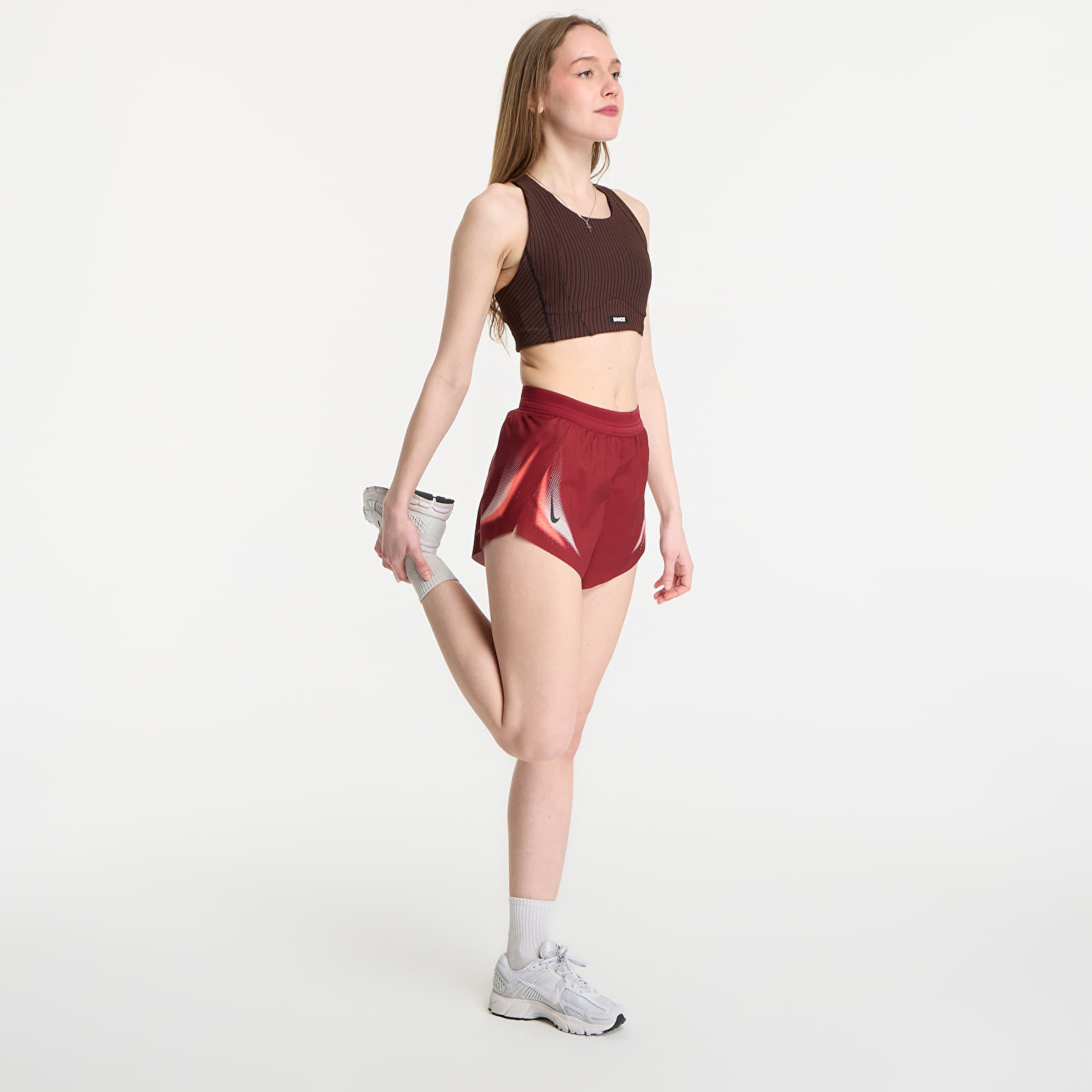 Kraťasy Nike AeroSwift Women's Dri-FIT ADV Brief-Lined 3" Running Shorts Team Red/ Black