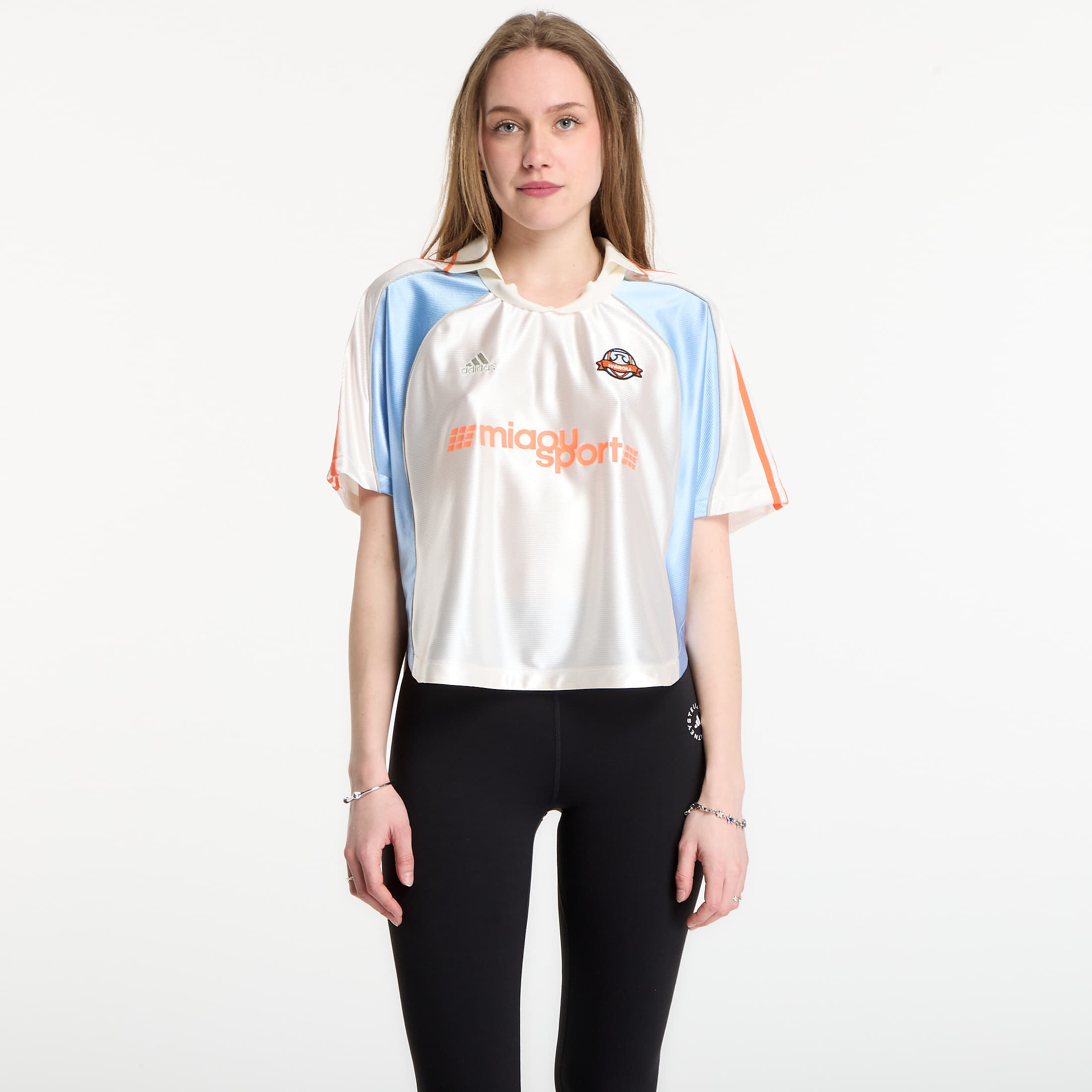 Джърси adidas Miaou Corset Tracktop Chalk White XS