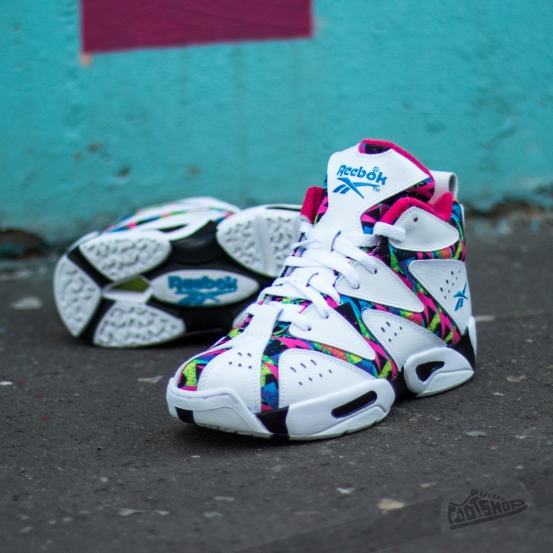 Reebok Kamikaze 1 Mid White/Black/Blue | Footshop