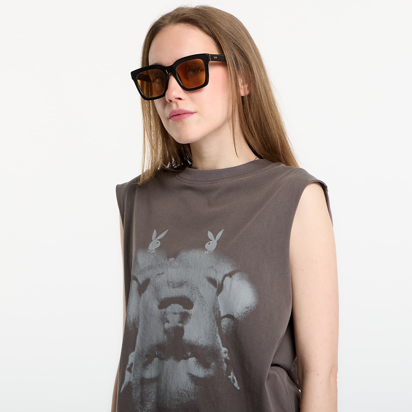 T-Shirts Playboy x FTSHP Sleeveless Tee UNISEX Grey