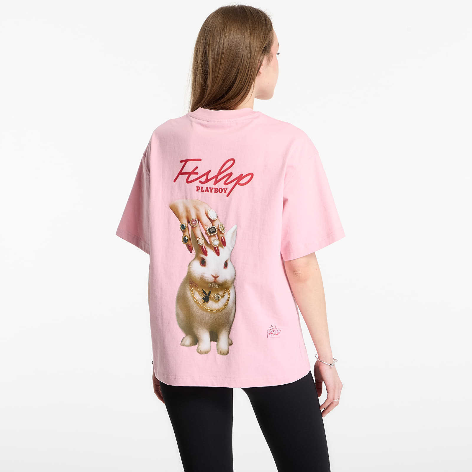T-Shirts Playboy x FTSHP T-Shirt Caressing Bunny UNISEX Pink