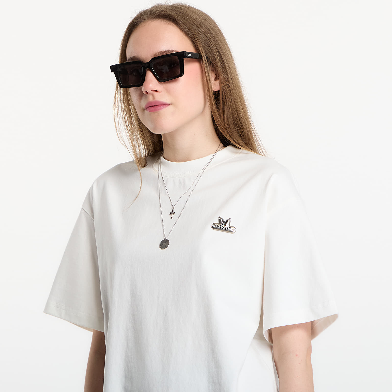 Marškinėliai Playboy x FTSHP T-Shirt Bunny With Legs UNISEX Off-White