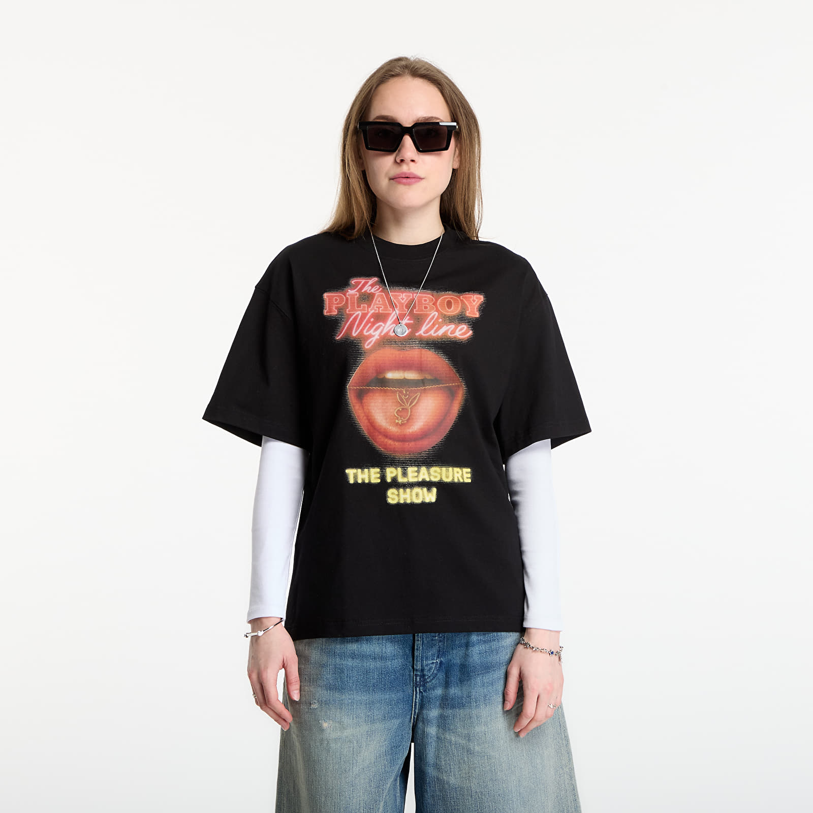 T-shirts Playboy x FTSHP T-Shirt Night Line UNISEX Black