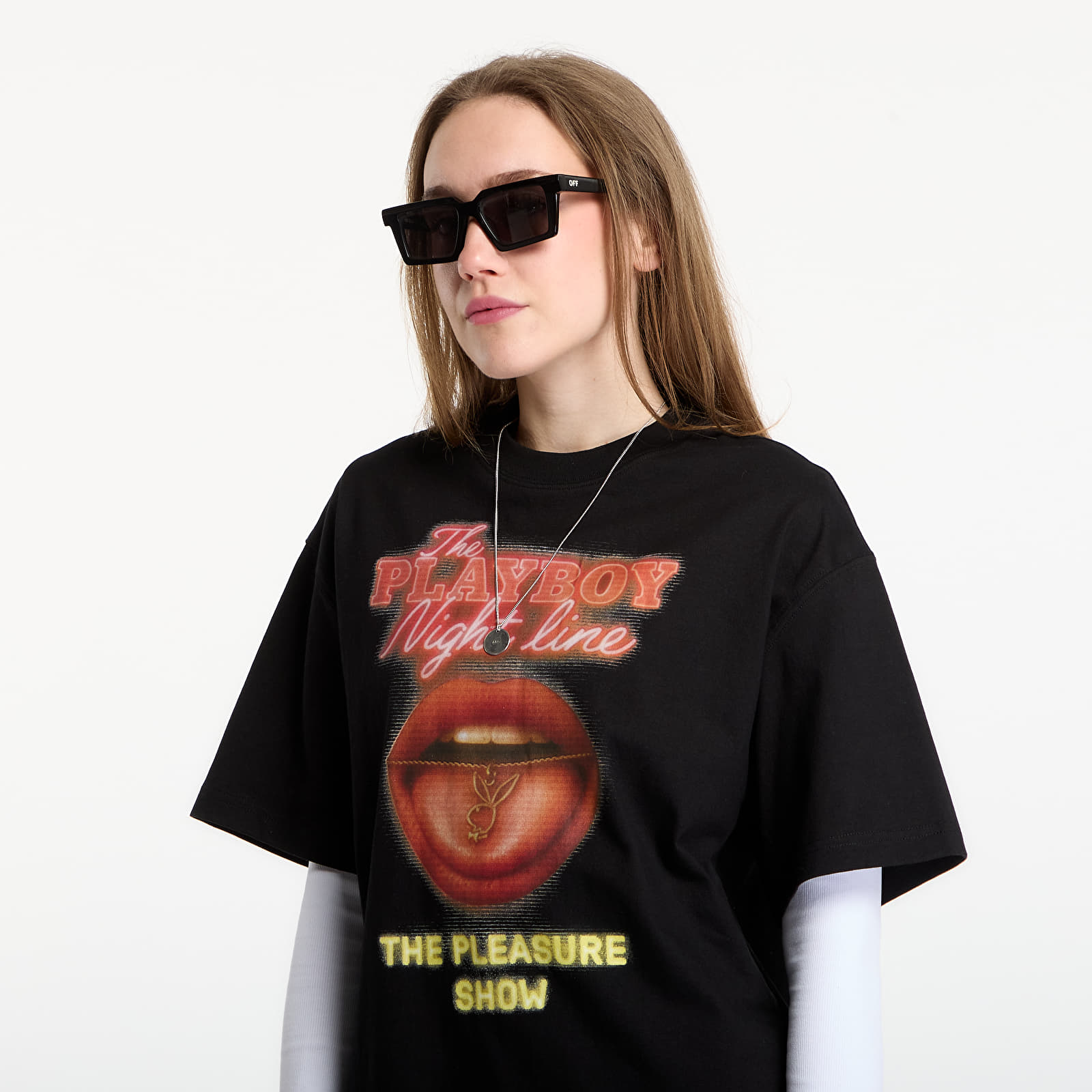 T-shirts Playboy x FTSHP T-Shirt Night Line UNISEX Black