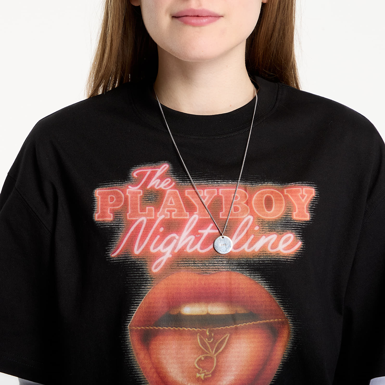 T-shirts Playboy x FTSHP T-Shirt Night Line UNISEX Black
