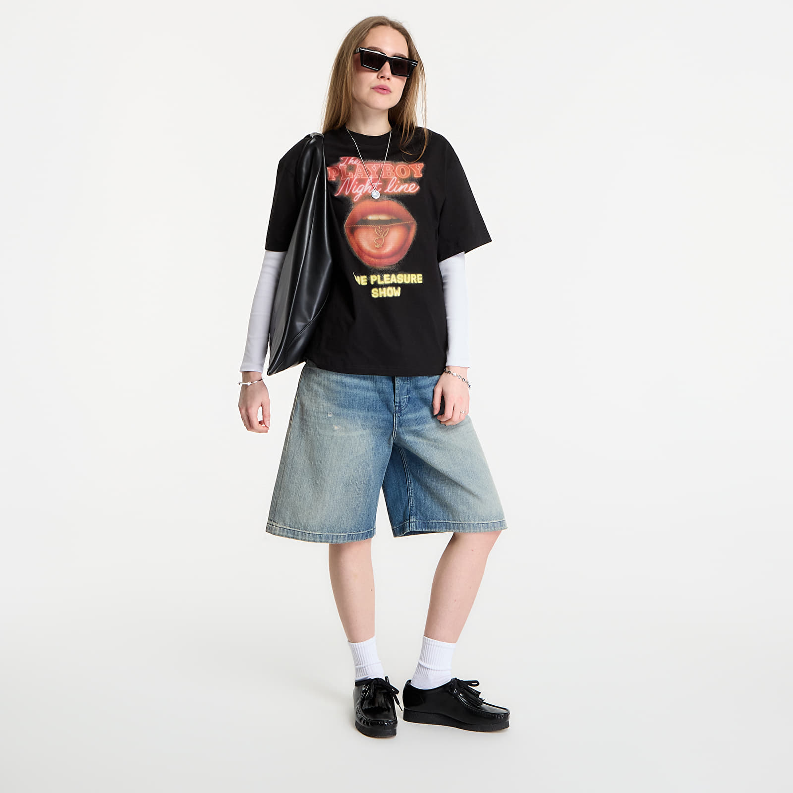 T-shirts Playboy x FTSHP T-Shirt Night Line UNISEX Black