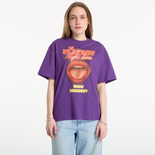 Футболка Playboy x FTSHP T-Shirt Night Line UNISEX Purple