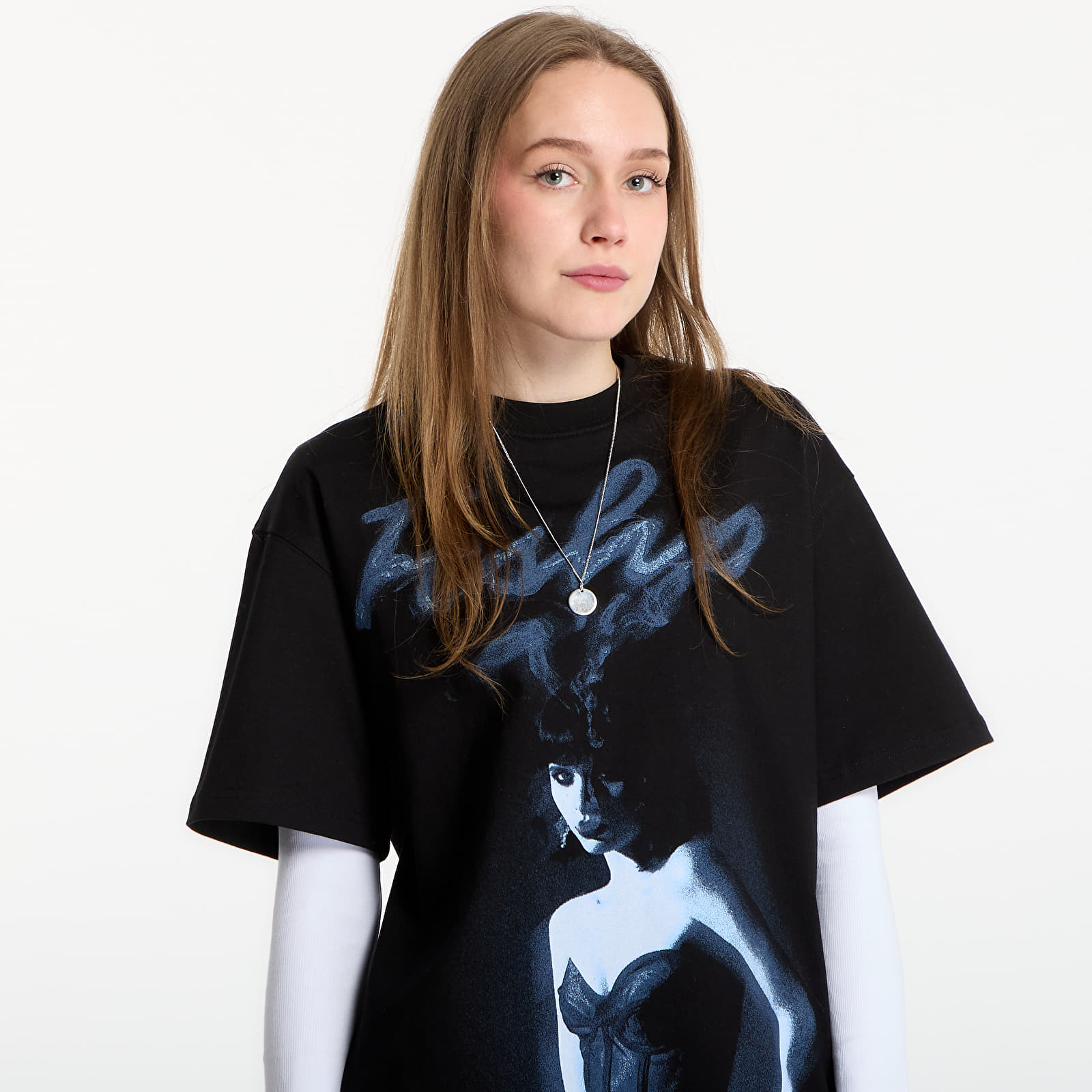 Magliette Playboy x FTSHP T-Shirt Smoking Girl UNISEX Black