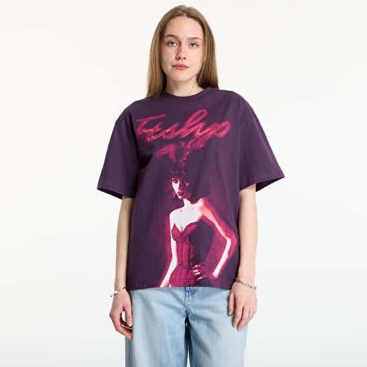 Футболка Playboy x FTSHP T-Shirt Smoking Girl UNISEX Deep Purple