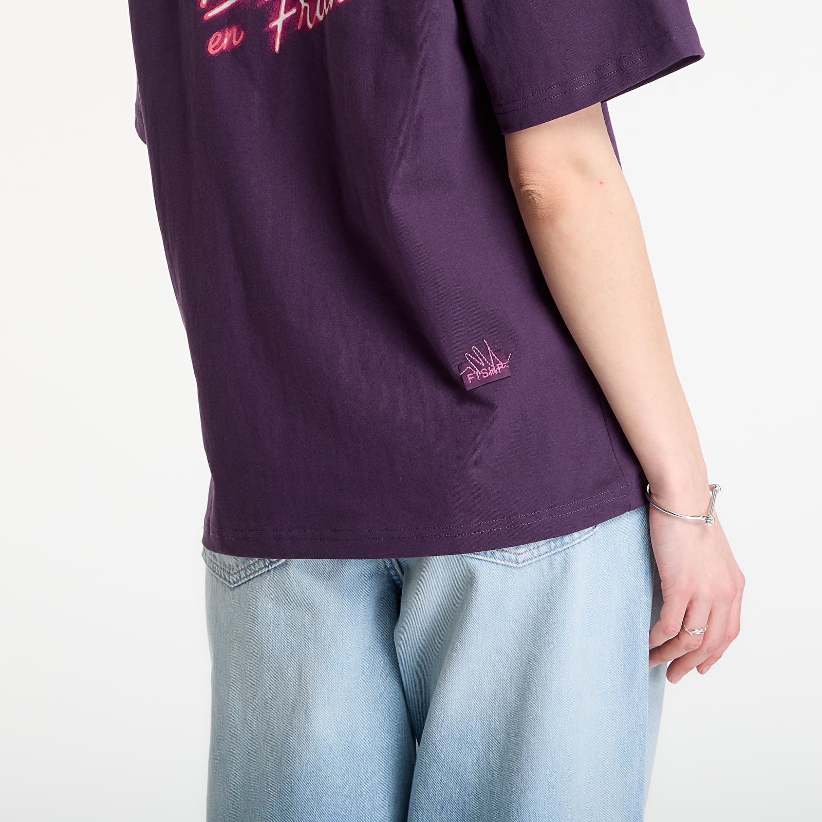 Magliette Playboy x FTSHP T-Shirt Smoking Girl UNISEX Deep Purple