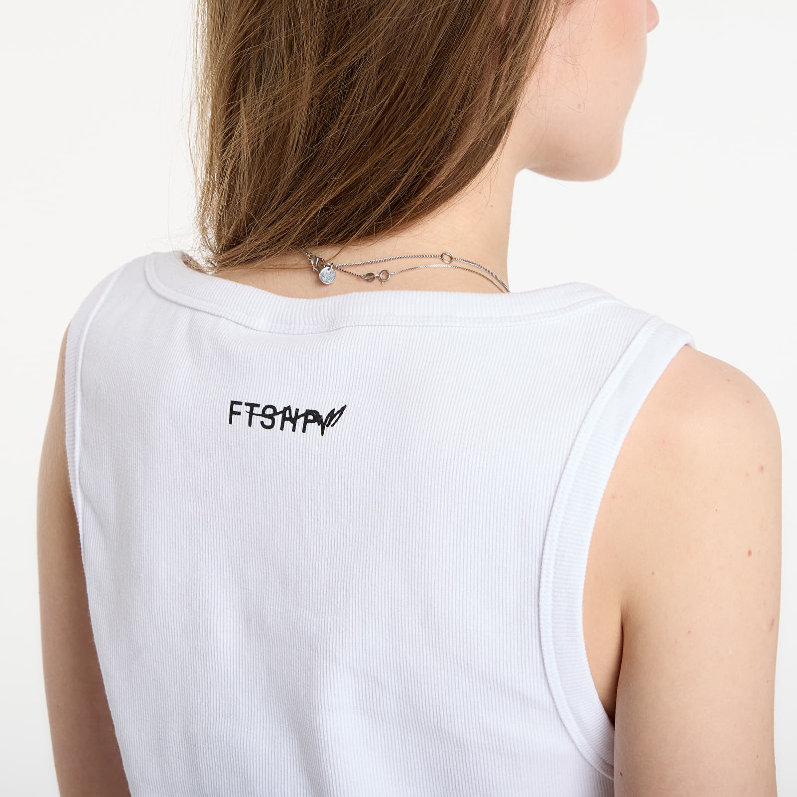 Vestes Playboy x FTSHP Rib Tank Top Portrait UNISEX White