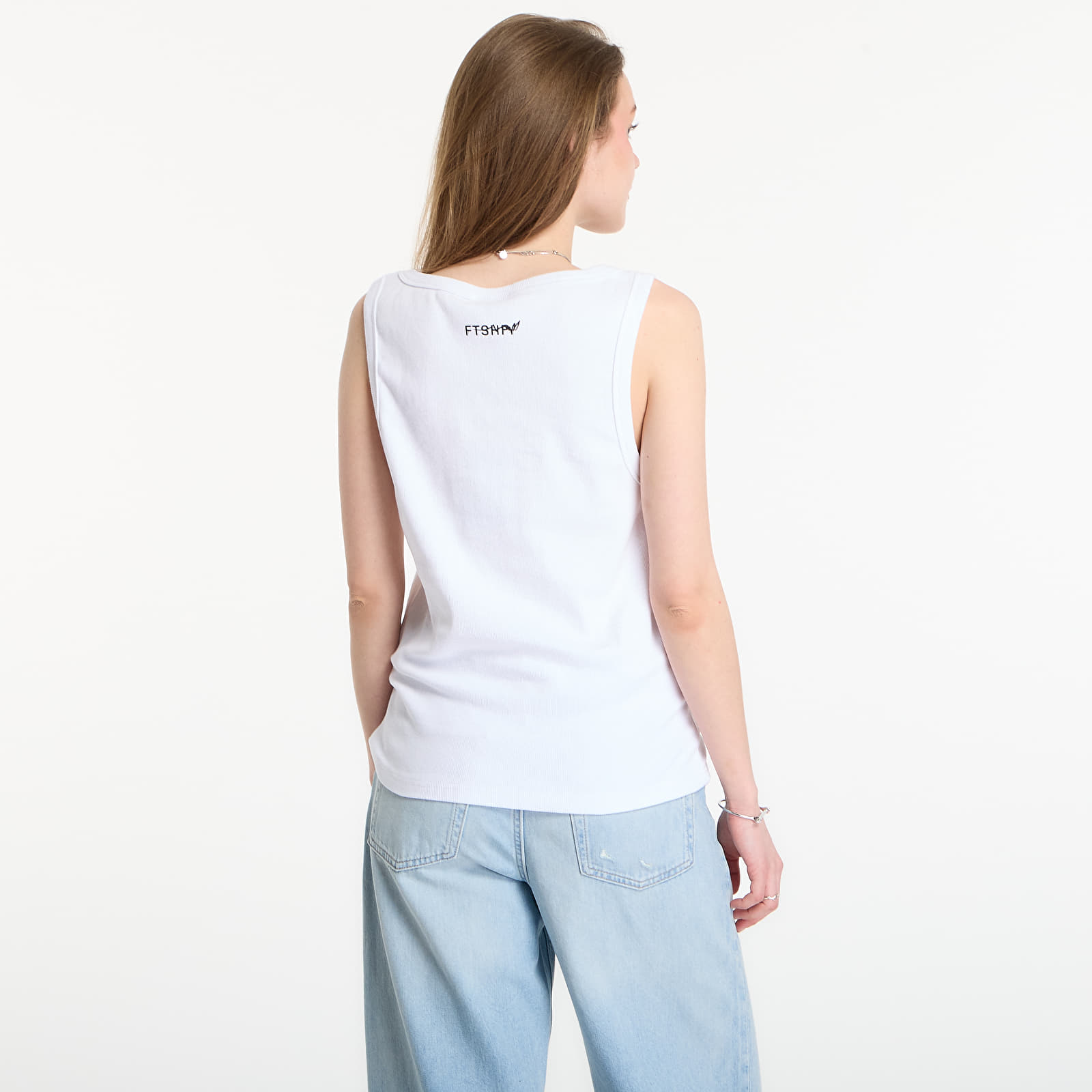 Vestes Playboy x FTSHP Rib Tank Top Portrait UNISEX White