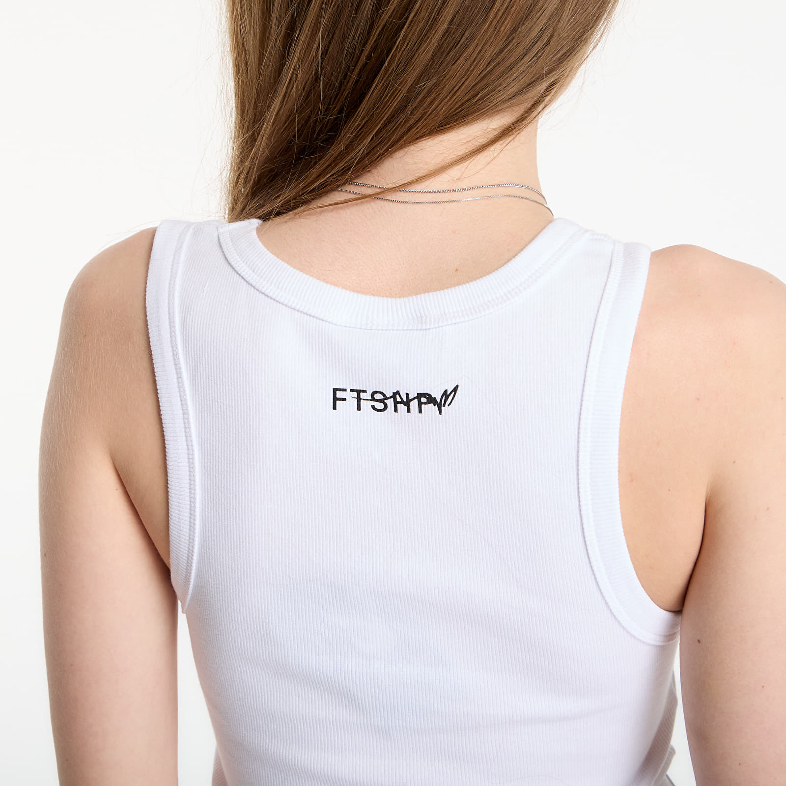 Liemenės Playboy x FTSHP Girls Rib Tank Top Portrait White