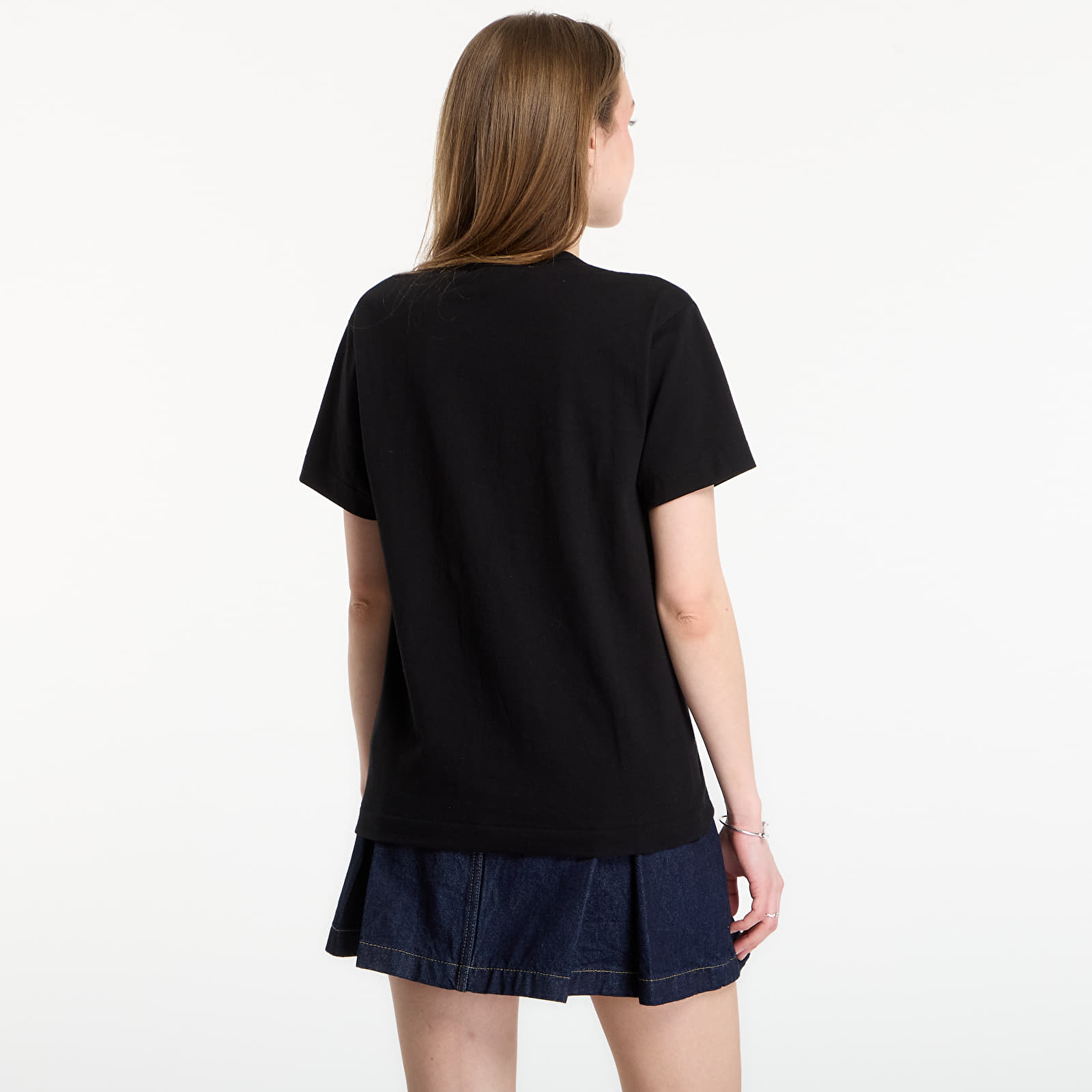 T-paidat Comme des Garçons PLAY T-Shirt Logo Print Knit UNISEX Black