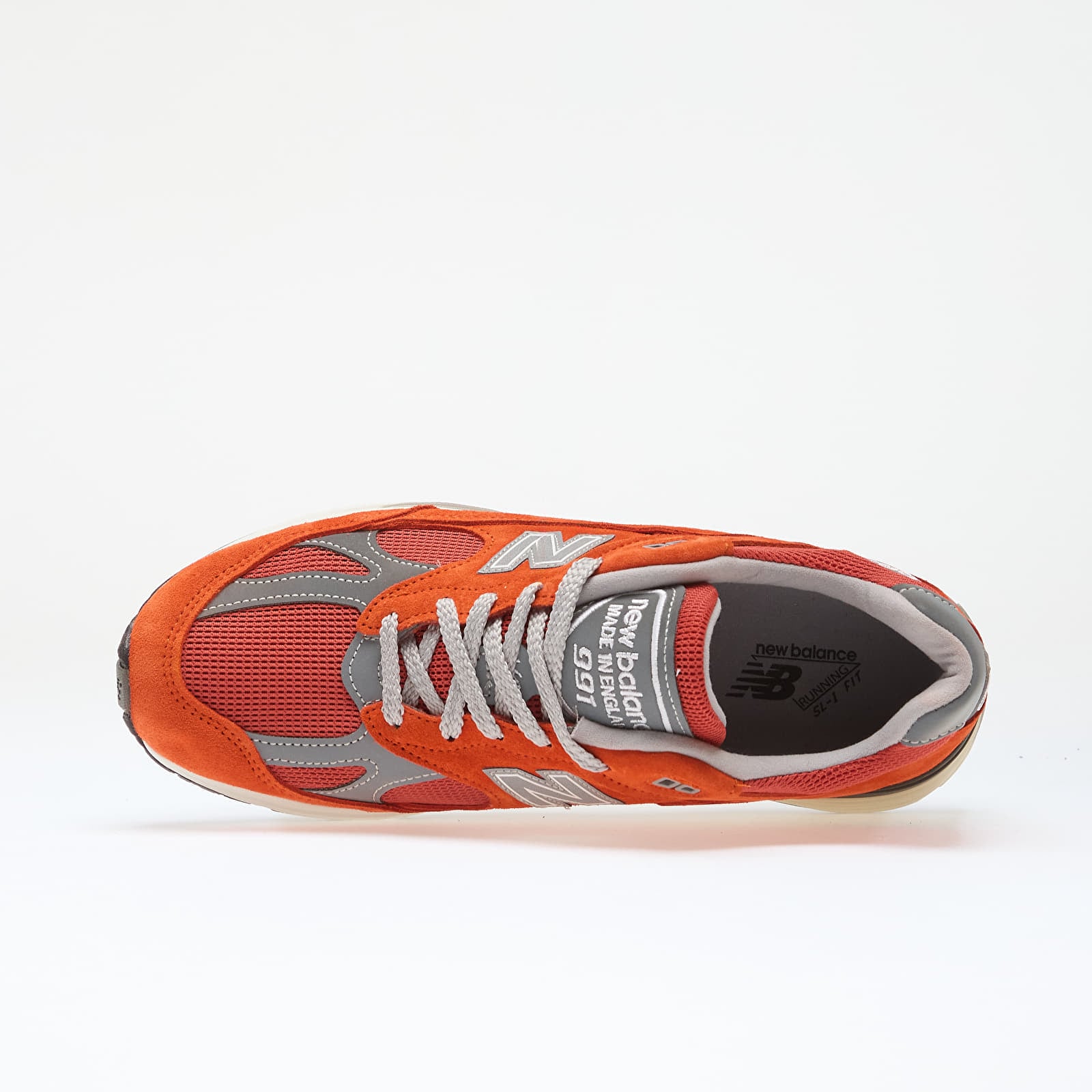 Pánske tenisky a topánky New Balance 991 Made In UK Orange