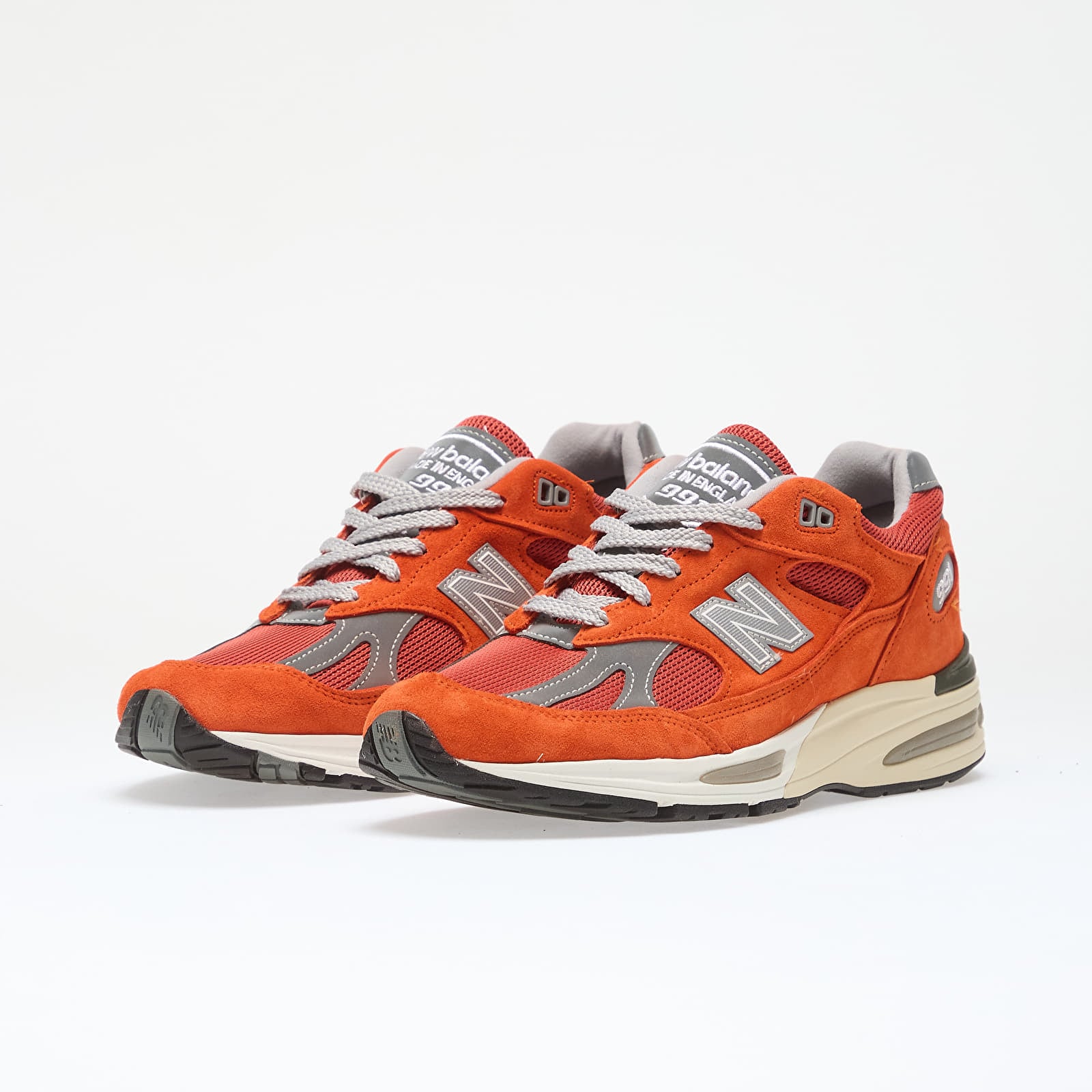 Pánske tenisky a topánky New Balance 991 Made In UK Orange