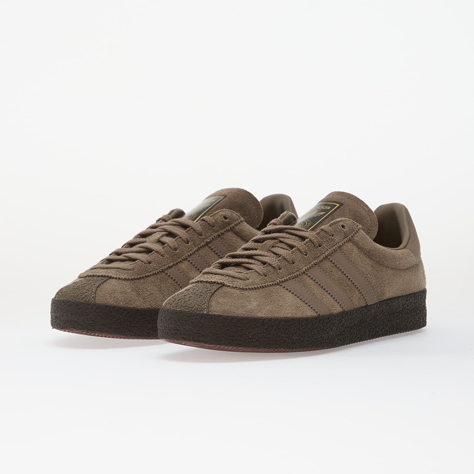 Herren Sneaker und Schuhe adidas Mendacino Spzl Trainers Blanch Brown/ Blanch Brown/ Shadow Red
