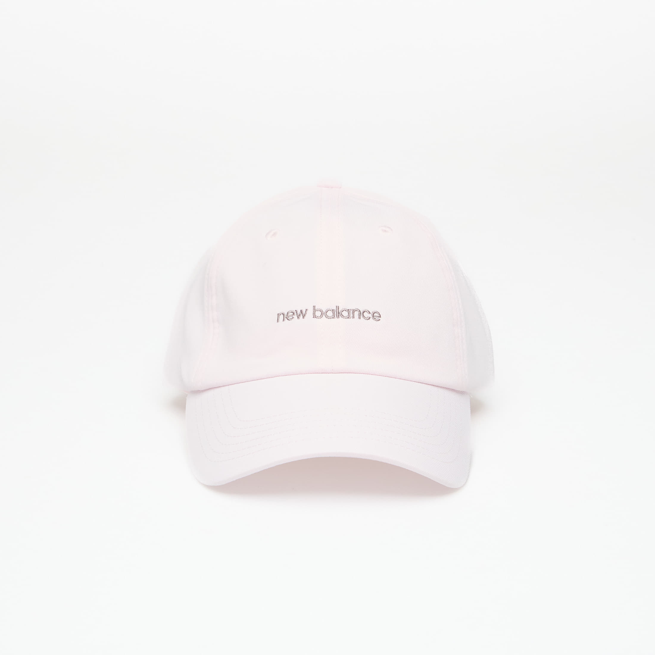 Levně Kšiltovka New Balance Women's 6 Panel Linear Logo Hat Pink Salt Universal