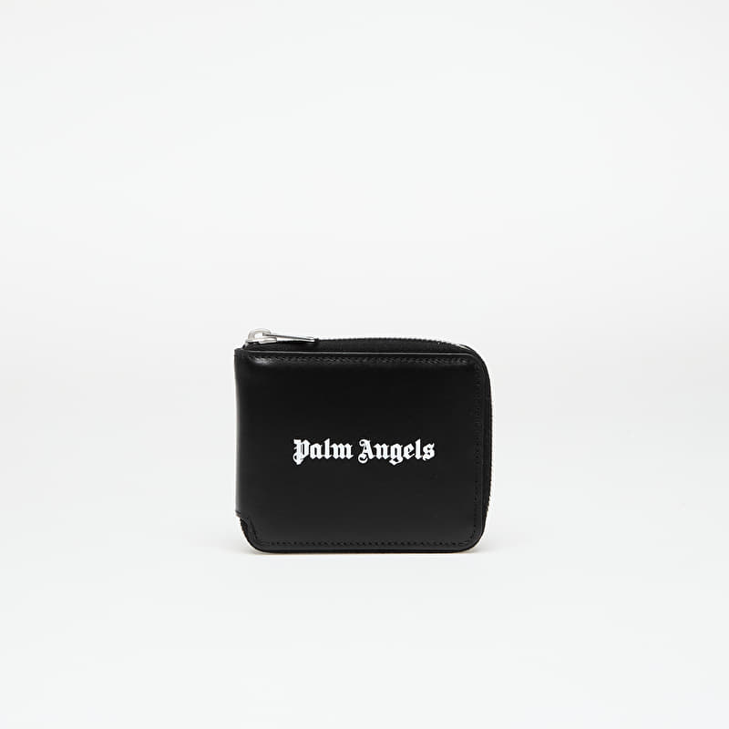 Wallet Palm Angels Classic Logo Zip Around Wallet Black/ Off White