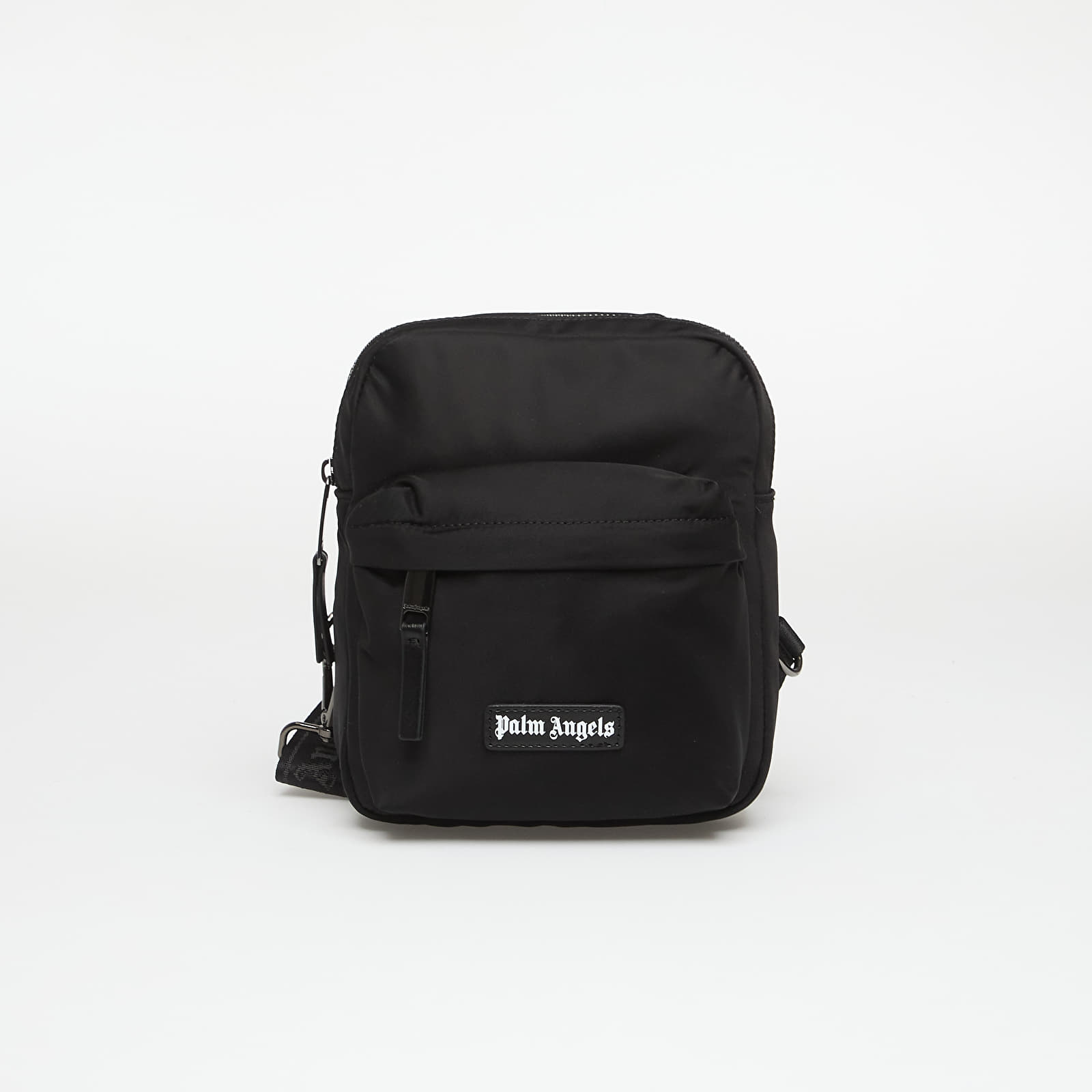 Umhängetaschen für Männer Palm Angels Logo Crossbody Bag Black/ Off White