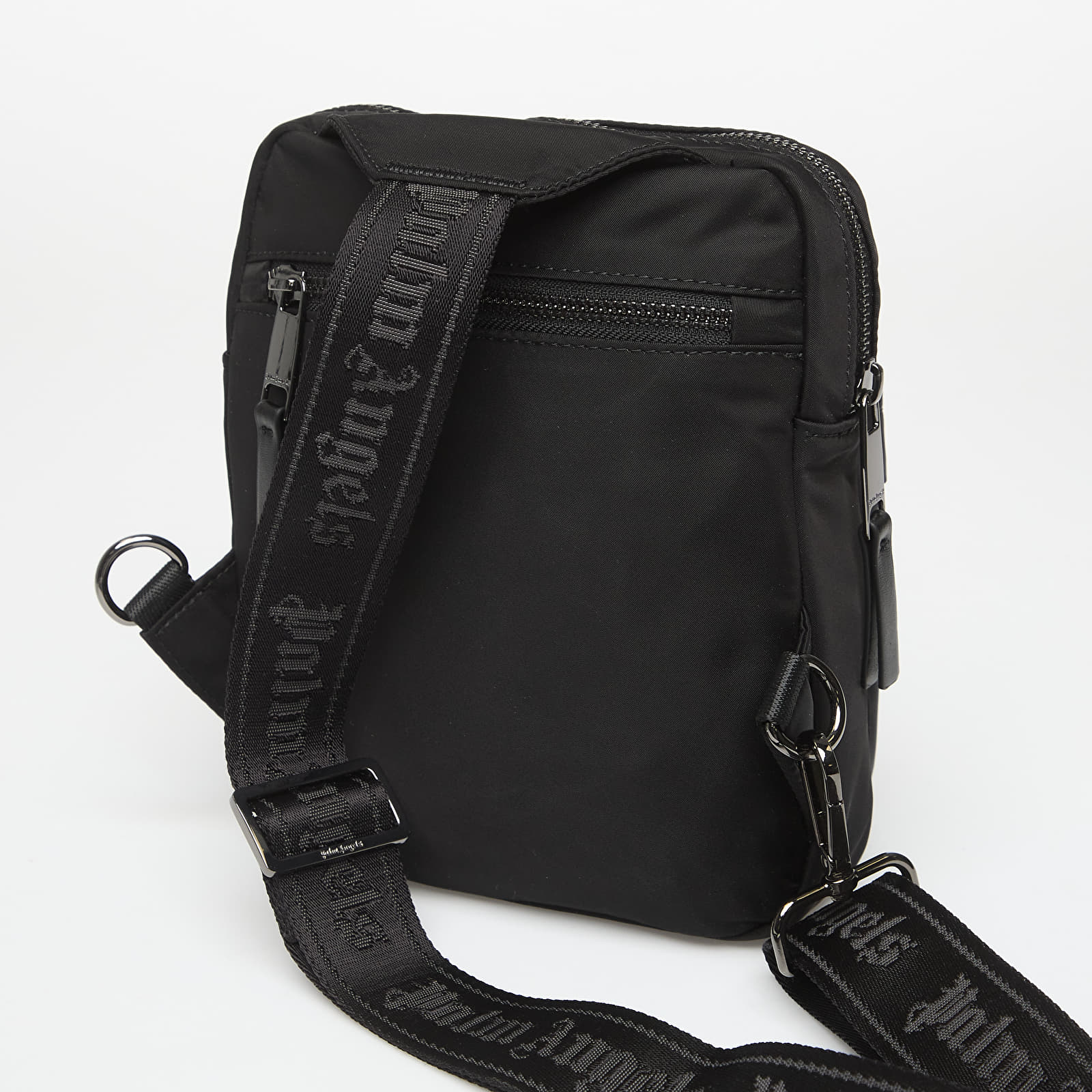 Umhängetaschen für Männer Palm Angels Logo Crossbody Bag Black/ Off White