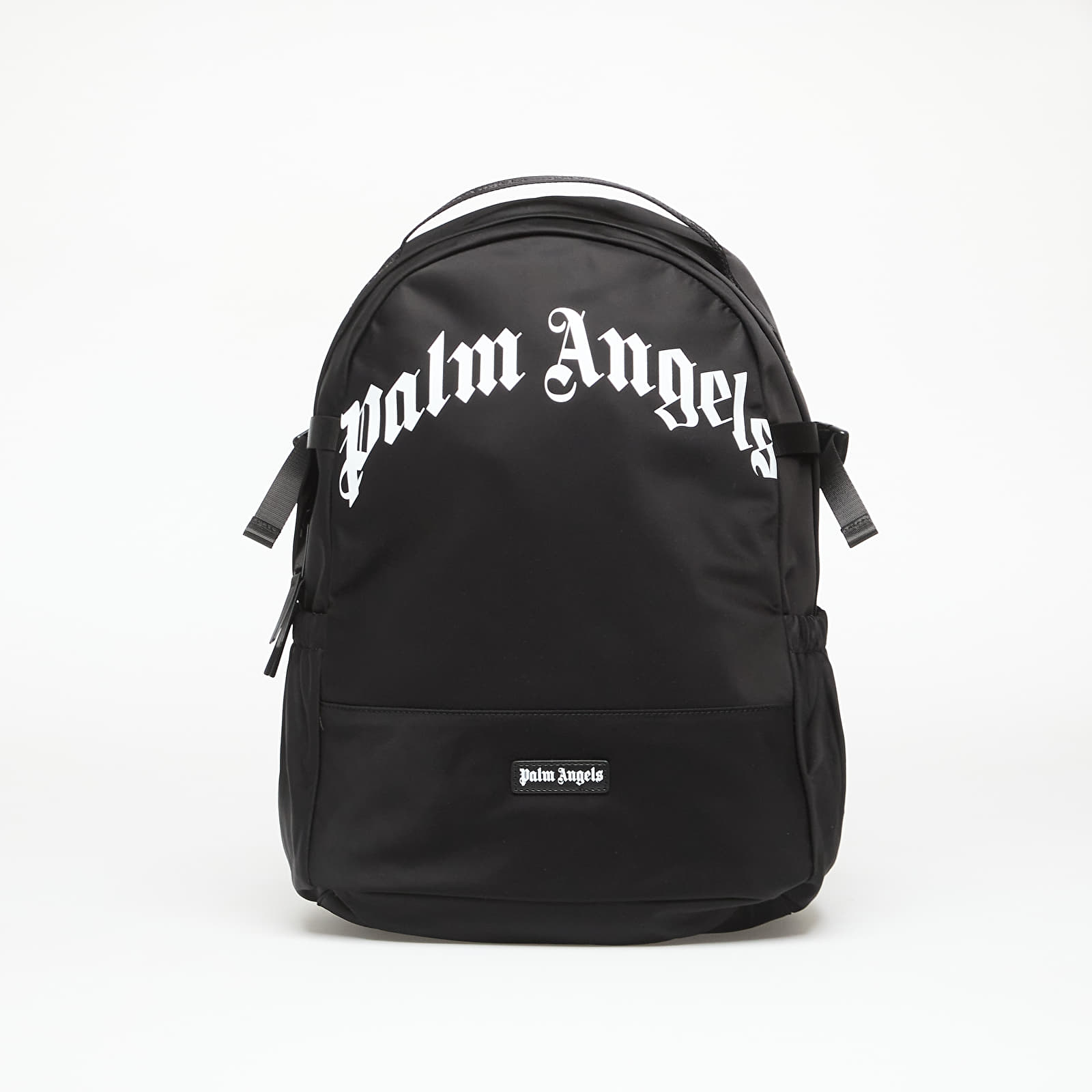 Ryggsekker for menn Palm Angels Curved Logo Backpack Black/ Off White